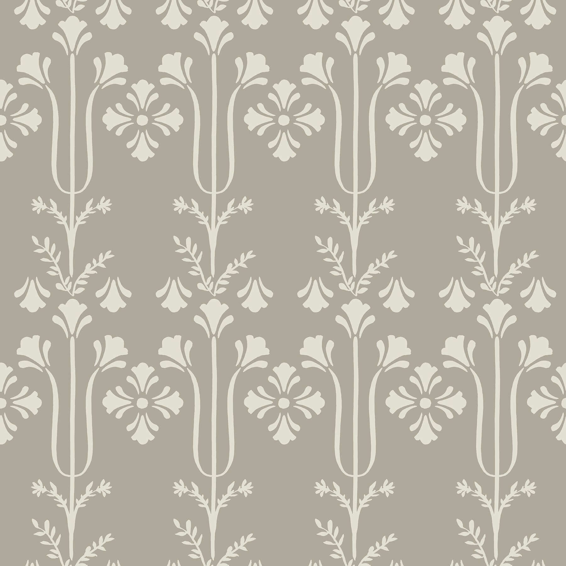 lydia-taupe-wallpaper-york-wallcoverings-mf4805 - York Wallcoverings Wallpaper