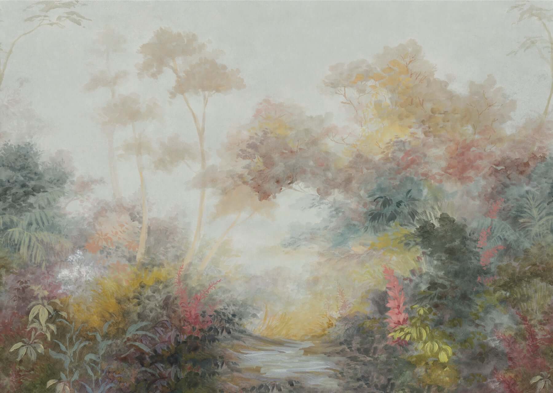 woodlands-multicolor-wall-mural-york-wallcoverings-mf4809m - York Wallcoverings Wallpaper