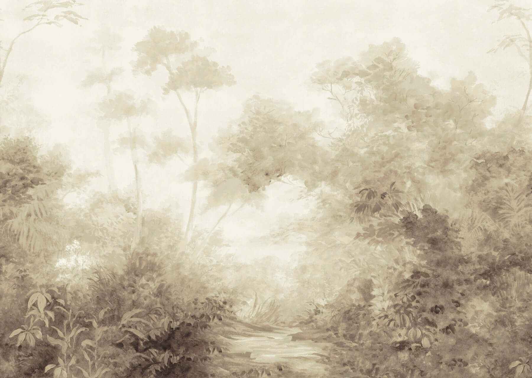 Woodlands Sepia Wall Mural - York Wallcoverings - MF4807M - York Wallcoverings Wall Murals