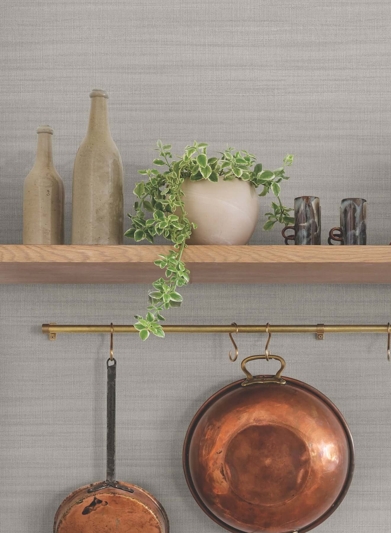 washed-gravel-linen-wallpaper-york-wallcoverings-om3664 - York Wallpaper Wallpaper