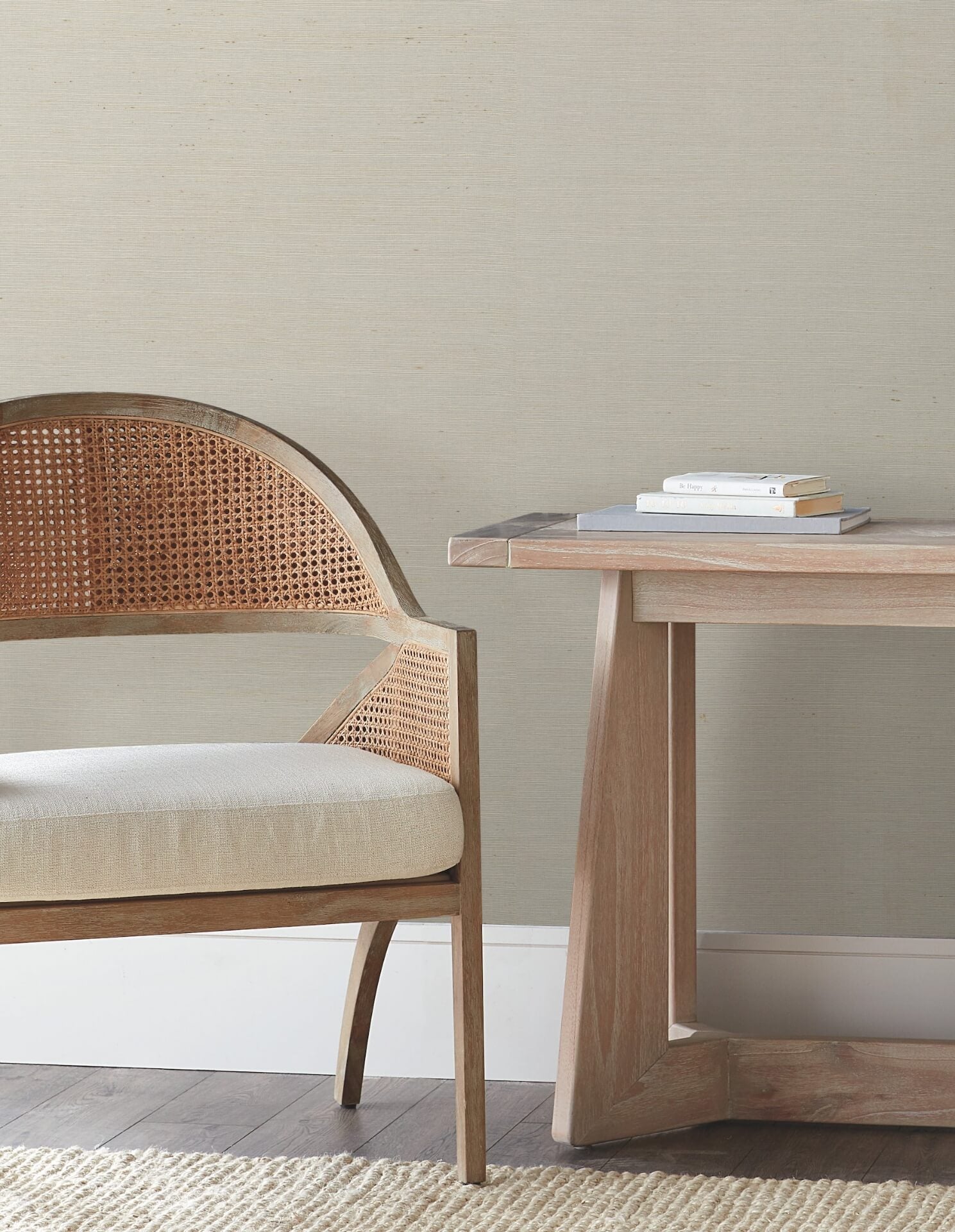 natural-sisal-white-peel-stick-grasscloth-wallpaper-york-wallcoverings-psw1595rl - York Wallpaper Wallpaper
