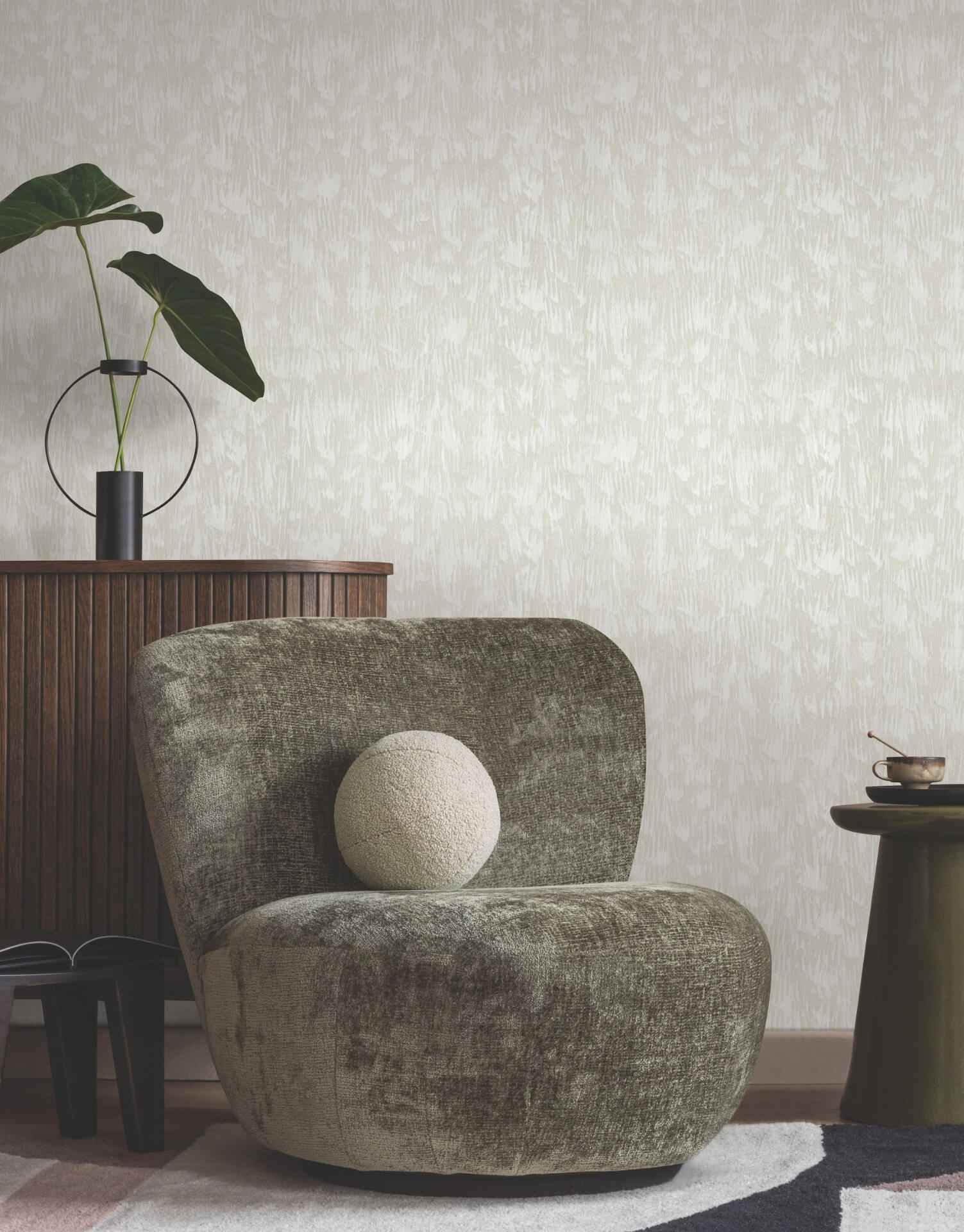 Gilded Plume Light Cream Wallpaper - York Wallcoverings - FM1002 - York Wallcoverings Wallpaper