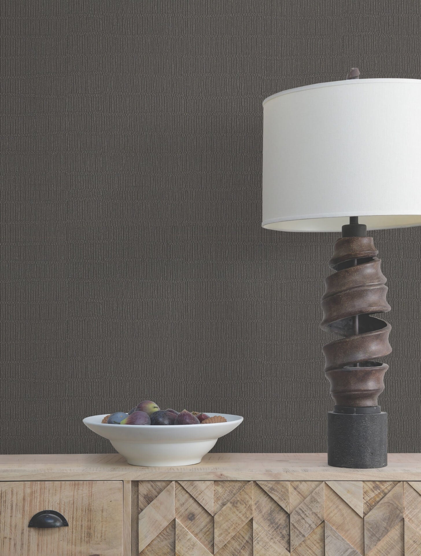 tectonic-texture-black-silver-wallpaper-york-wallcoverings-fm1011 - York Wallpaper Wallpaper