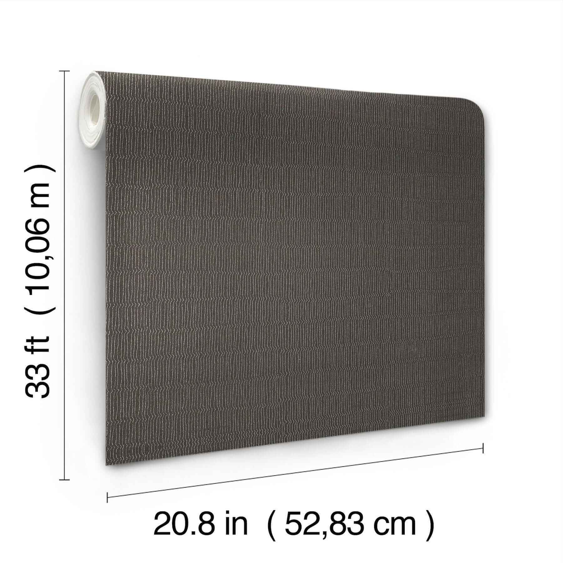 Tectonic Texture Black & Silver Wallpaper - York Wallcoverings - FM1011 - York Wallcoverings Wallpaper