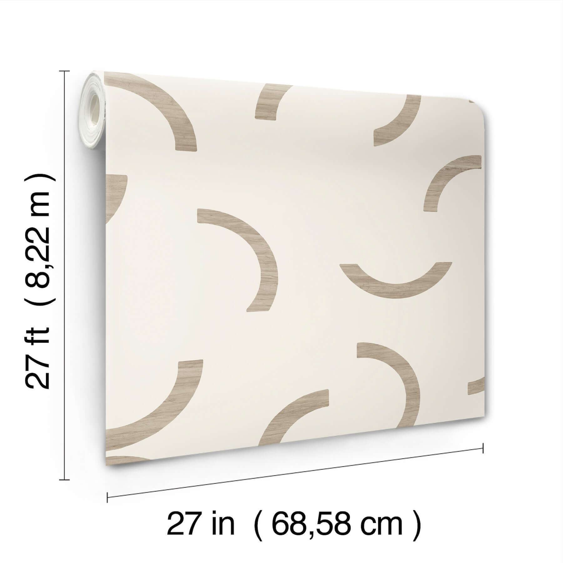 lunula-taupe-wallpaper-york-wallcoverings-fm1026 - York Wallcoverings Wallpaper
