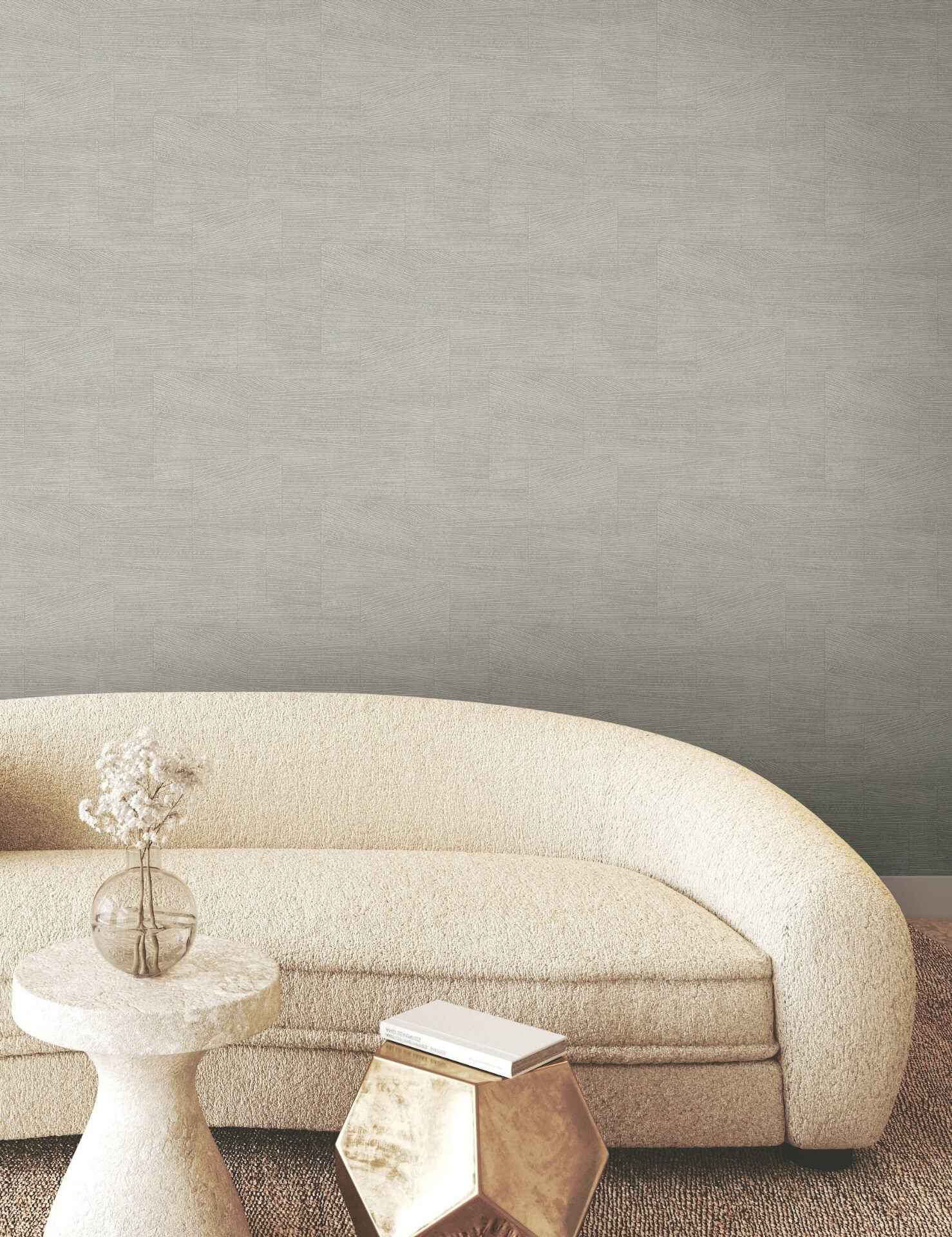 Higher Ground Geo Stone Grey Wallpaper - York Wallcoverings - FM1031 - York Wallcoverings Wallpaper