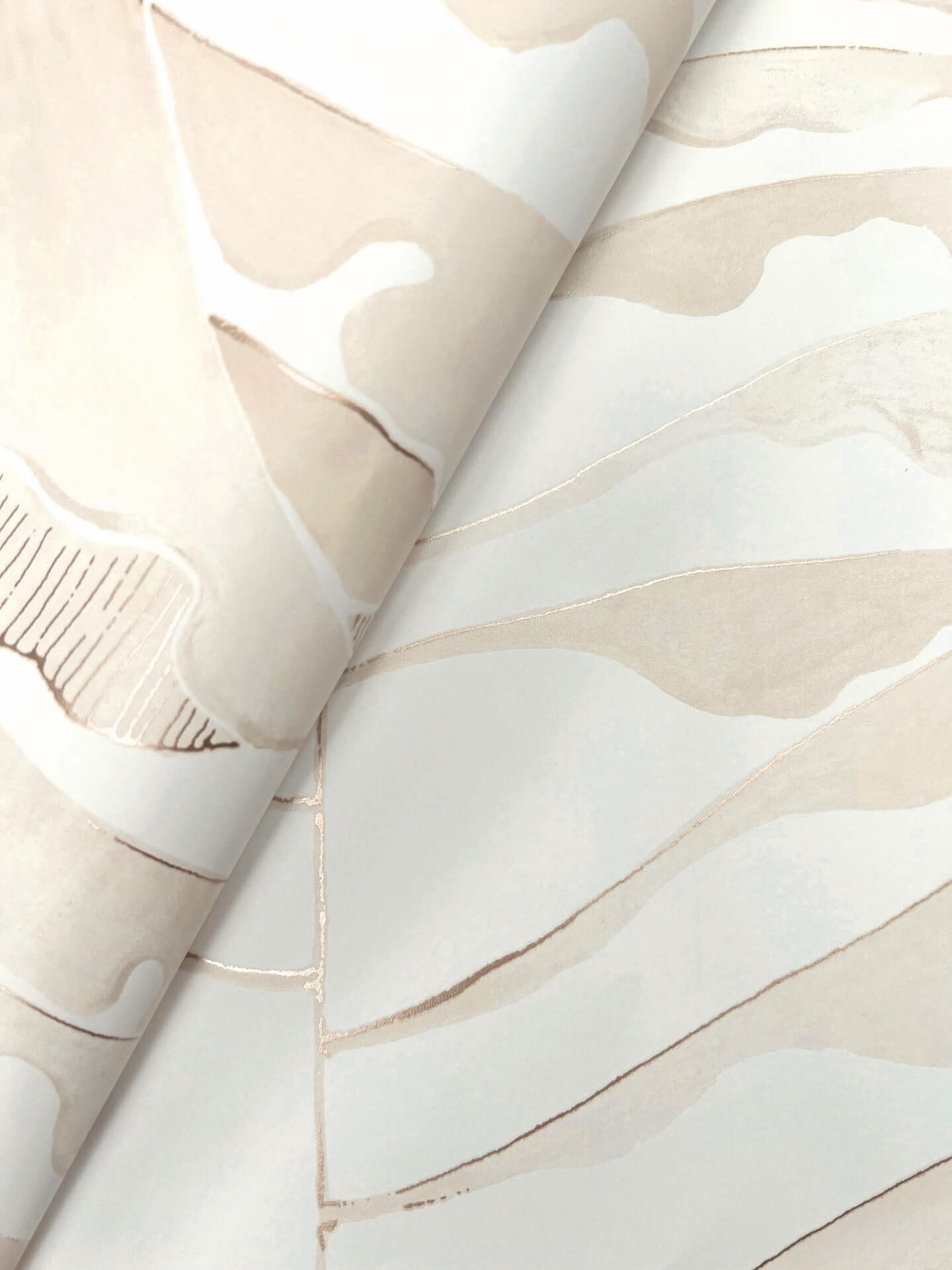 leaf-column-taupe-wallpaper-york-wallcoverings-fm1041 - York Wallpaper Wallpaper