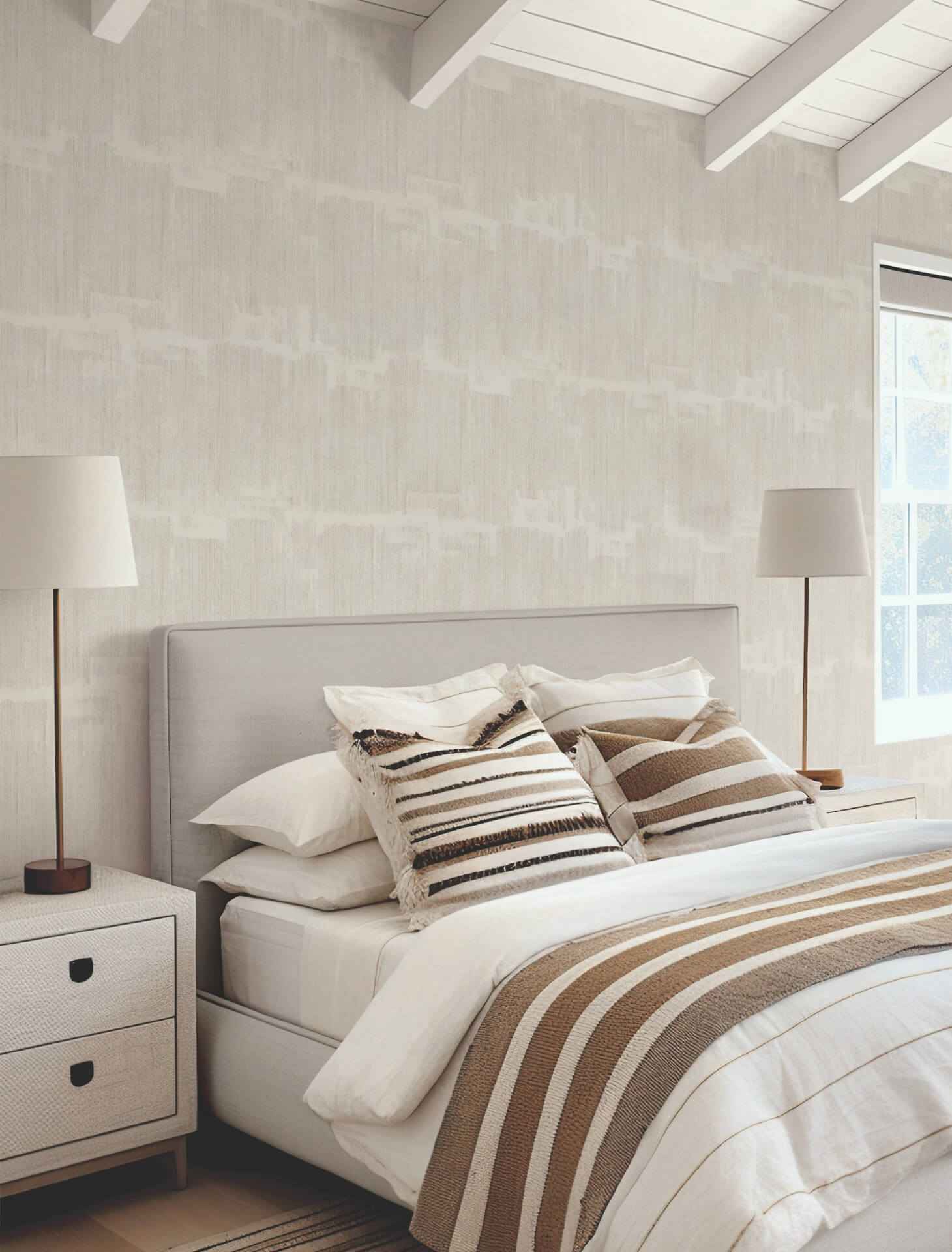 Rhythm & Rhyme Taupe Wallpaper - York Wallcoverings - FM1065 - York Wallcoverings Wallpaper