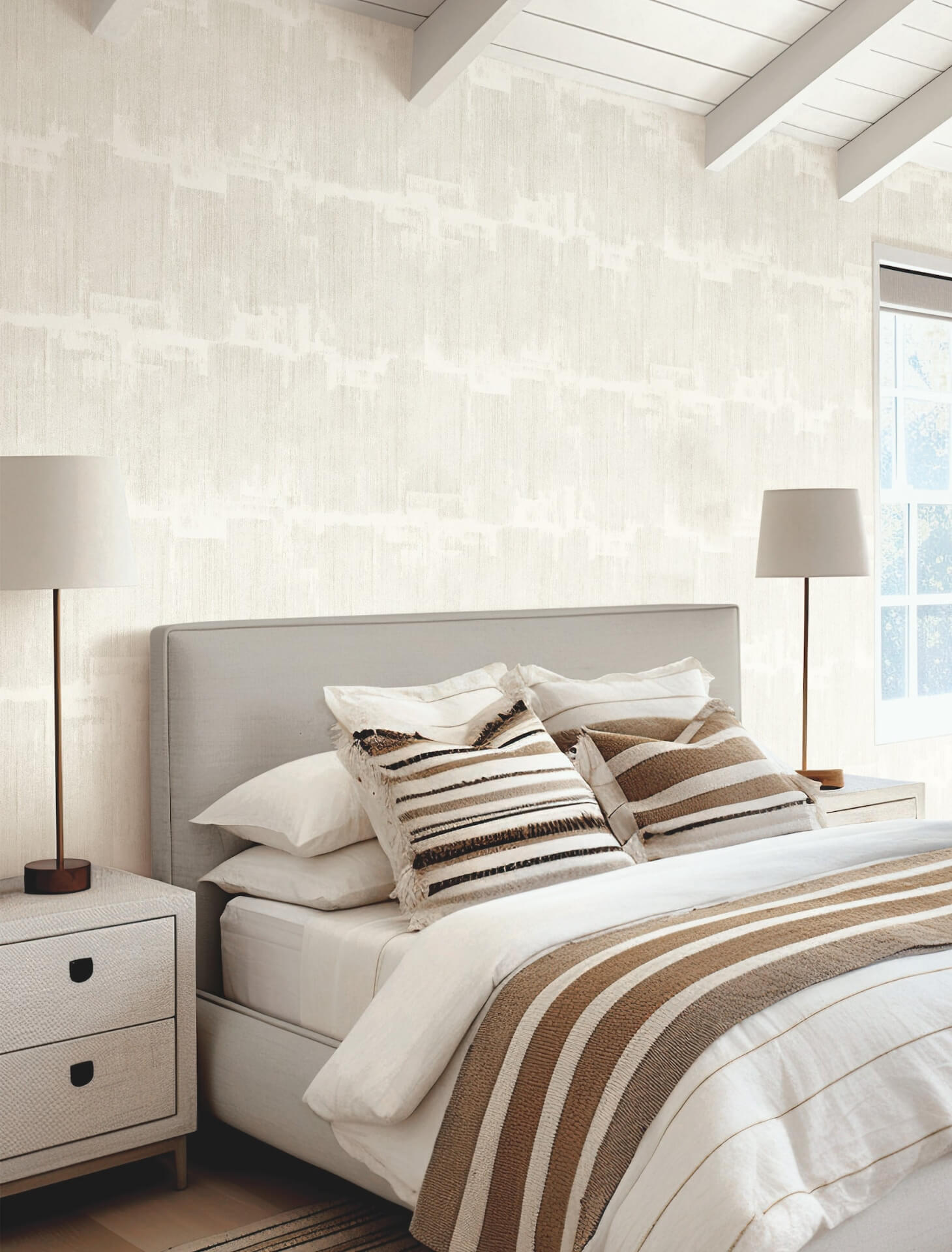 rhythm-rhyme-white-wallpaper-york-wallcoverings-fm1064 - York Wallpaper Wallpaper