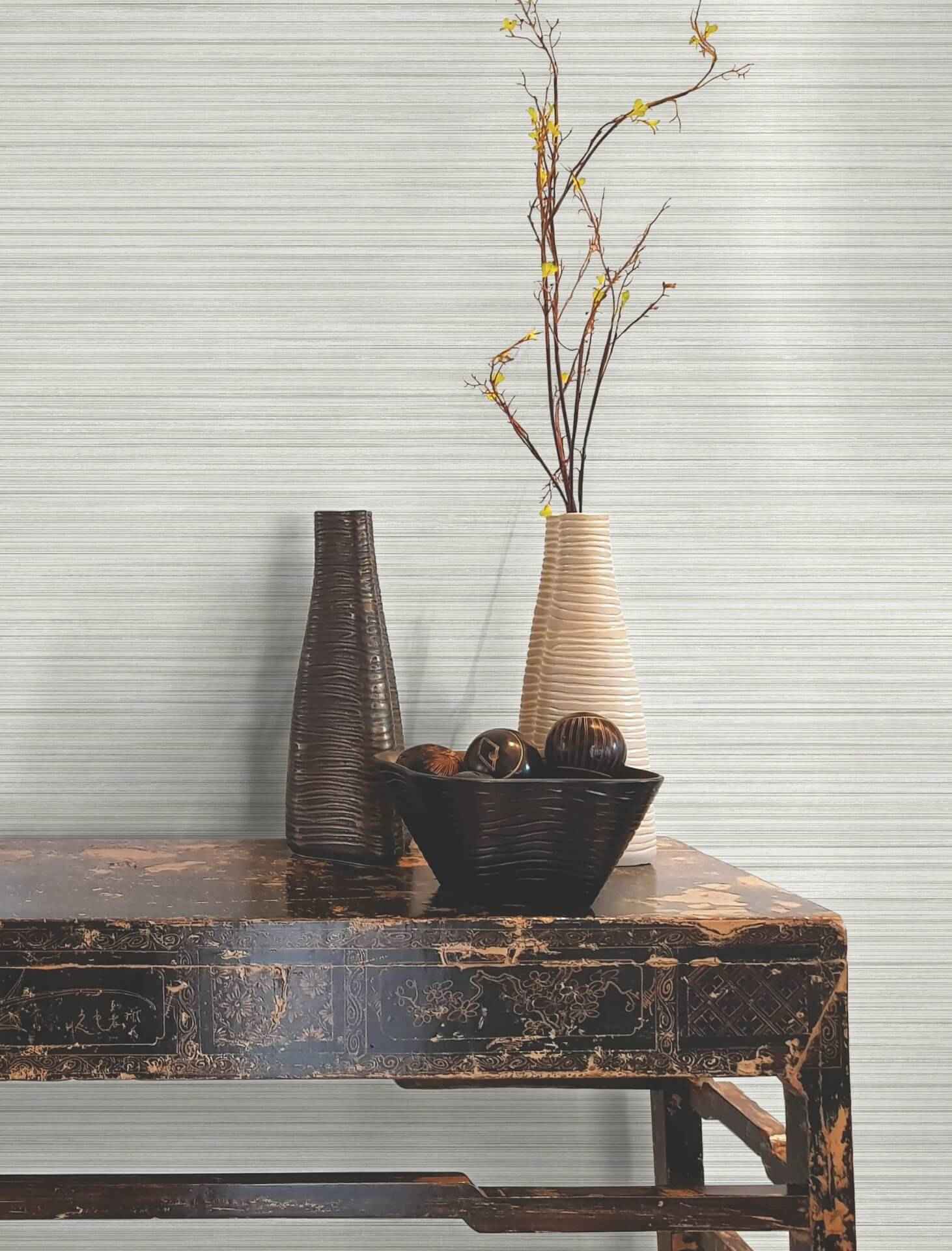 Alignment Grey Wallpaper - York Wallcoverings - FM1074