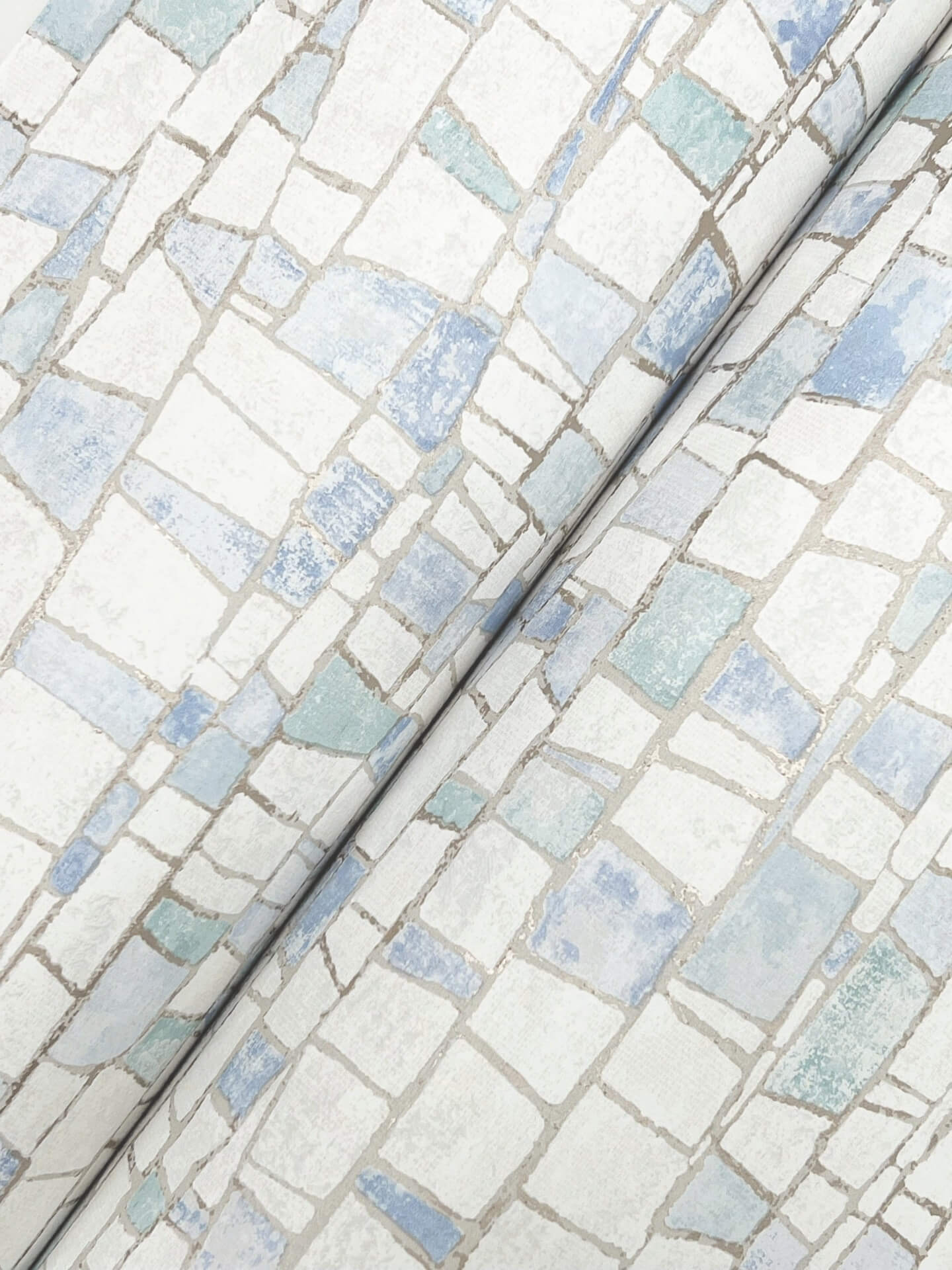 kaleidoscopic-blue-wallpaper-york-wallcoverings-fm1081 - York Wallpaper Wallpaper
