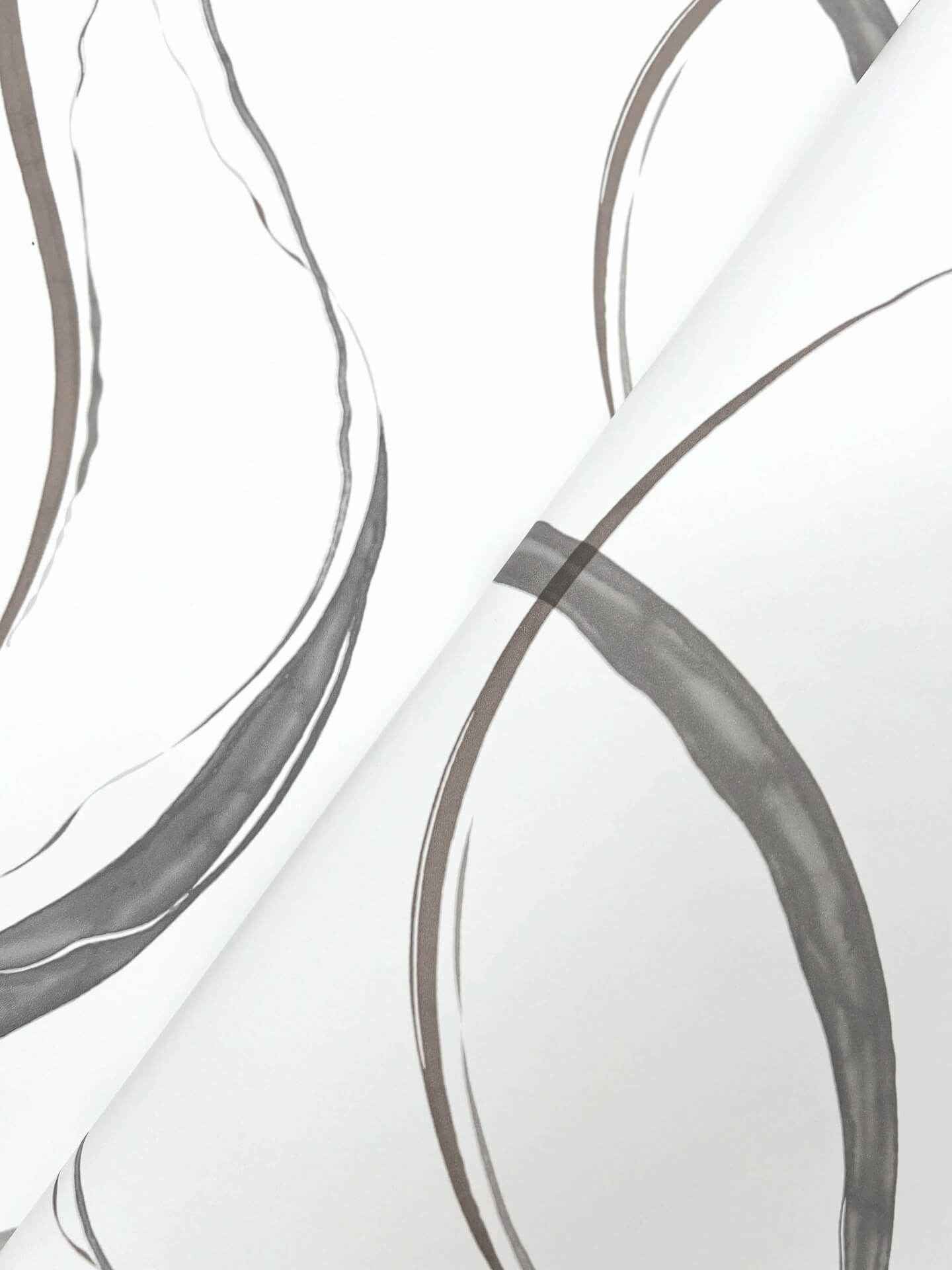 Ink Flow Black & Cocoa Wallpaper - York Wallcoverings - FM1092 - York Wallcoverings Wallpaper
