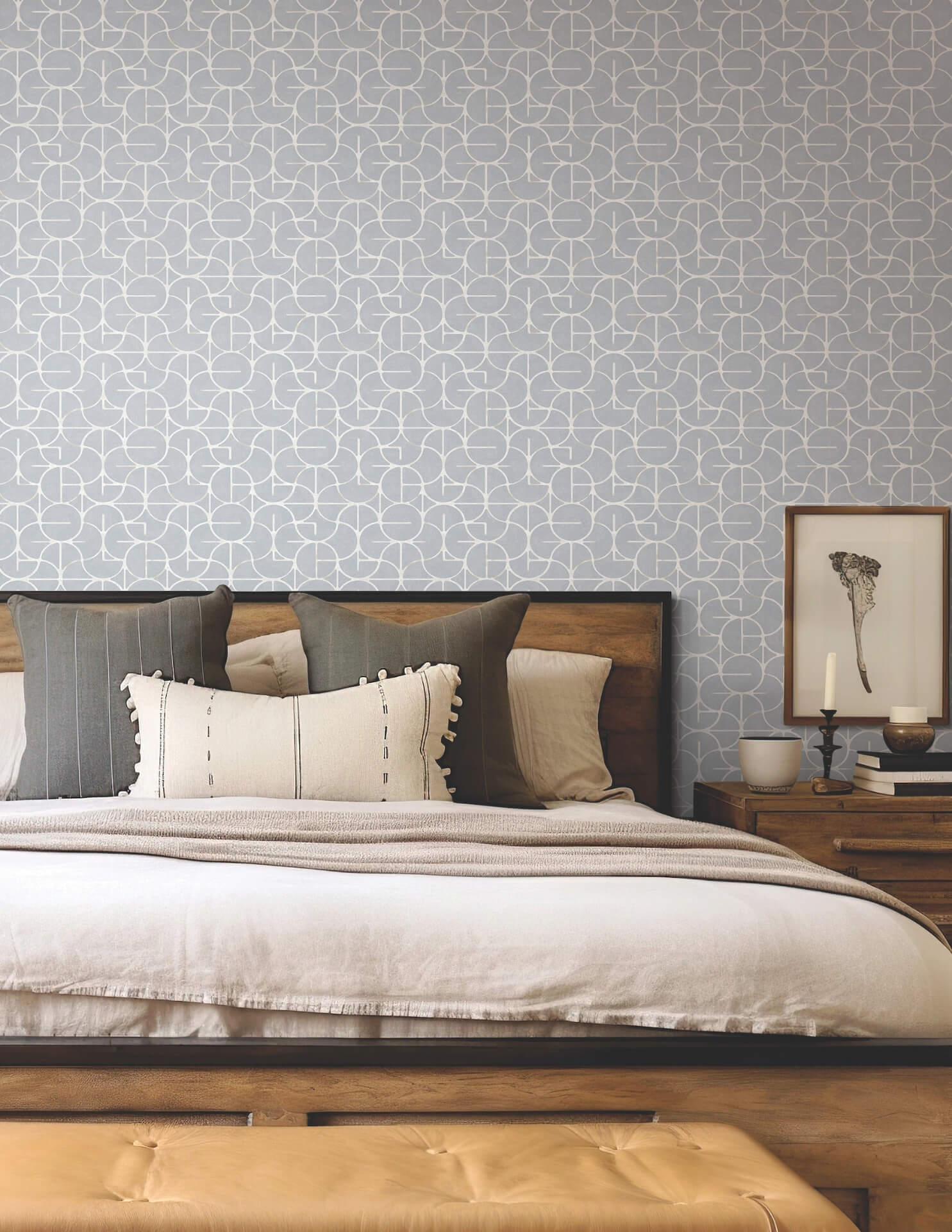 looking-glass-chambray-wallpaper-york-wallcoverings-fm1106 - York Wallpaper Wallpaper