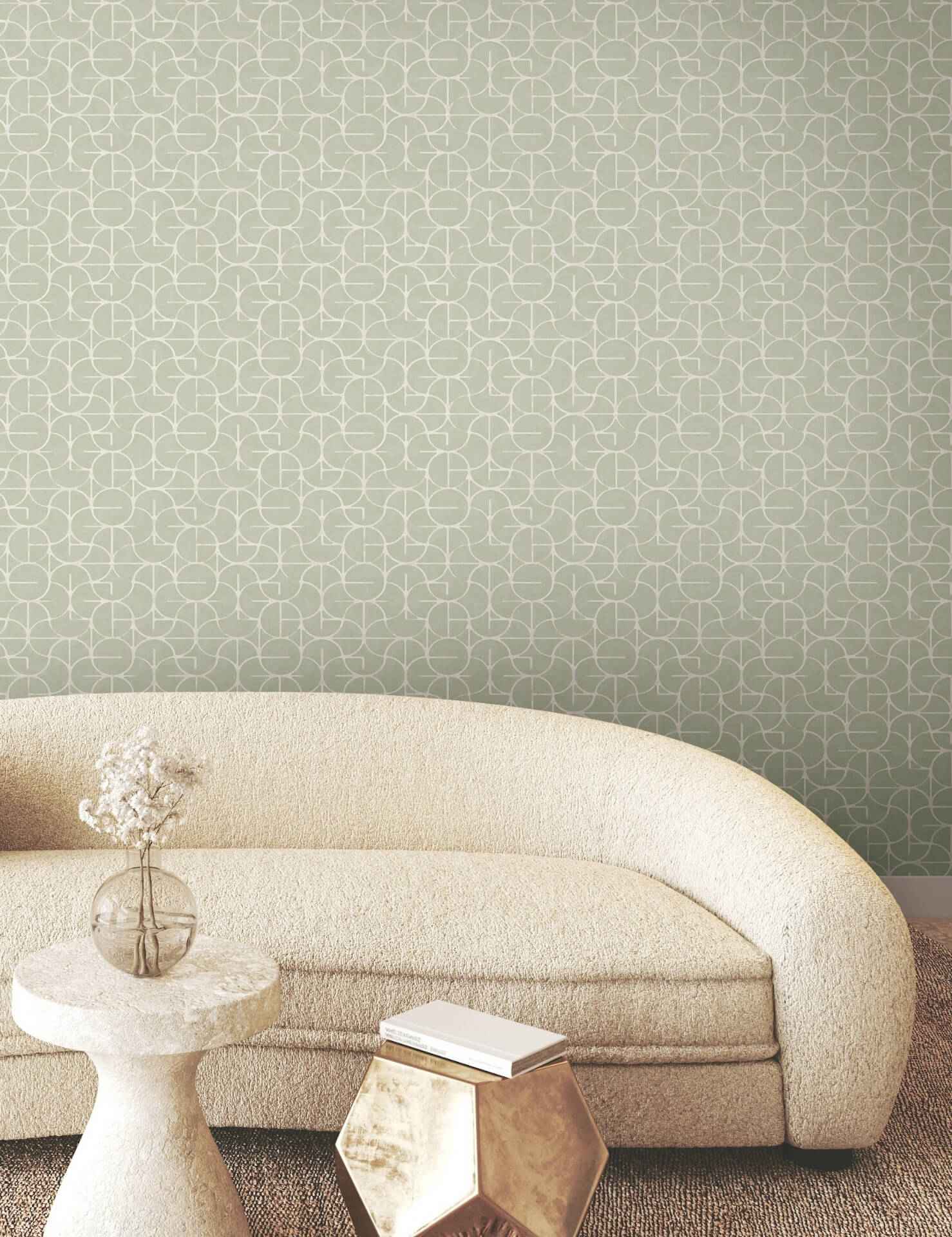 Looking Glass Zest Wallpaper - York Wallcoverings - FM1105 - York Wallcoverings Wallpaper