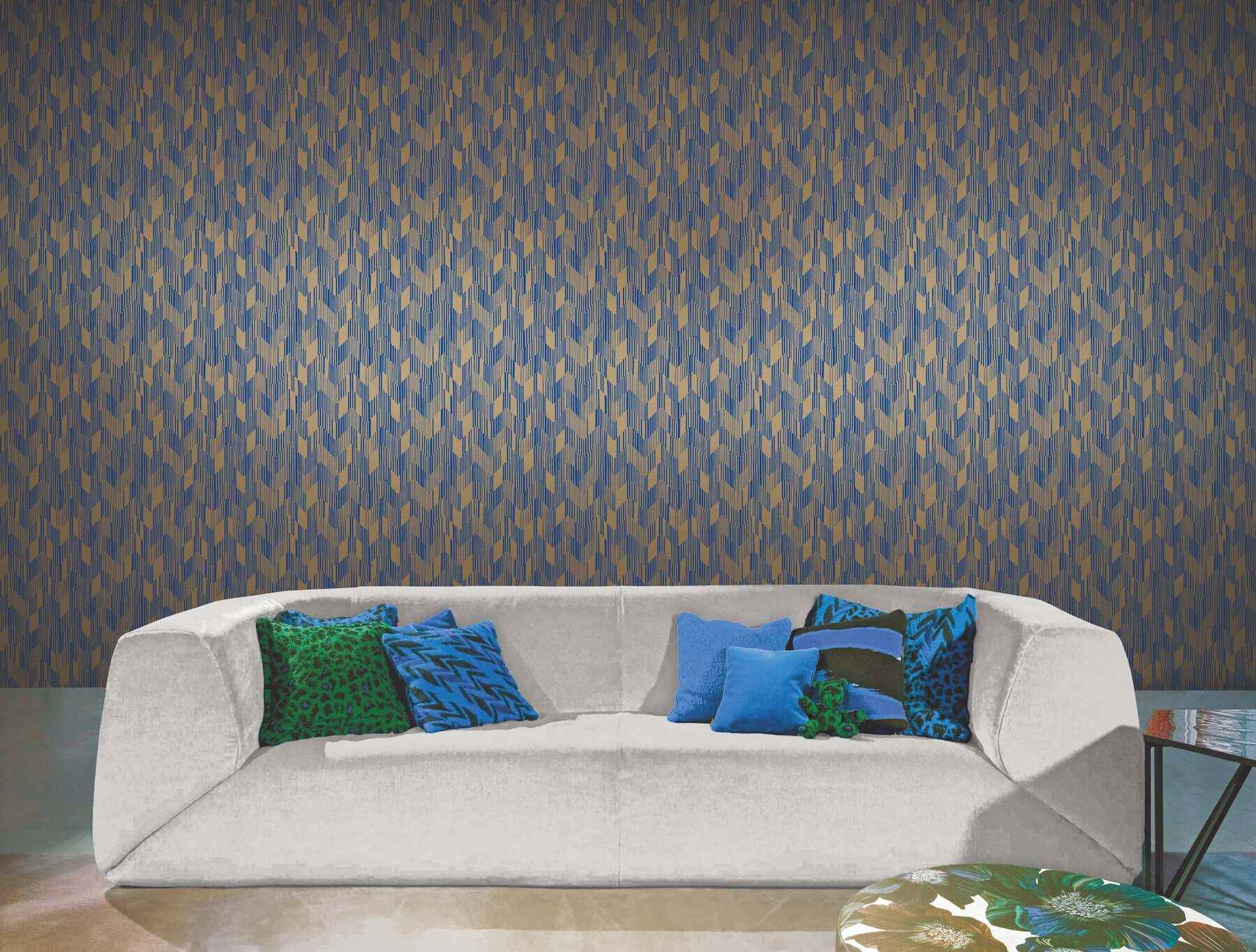 Birch Blue Wallpaper - York Wallcoverings - MI10527 - York Wallcoverings Wallpaper