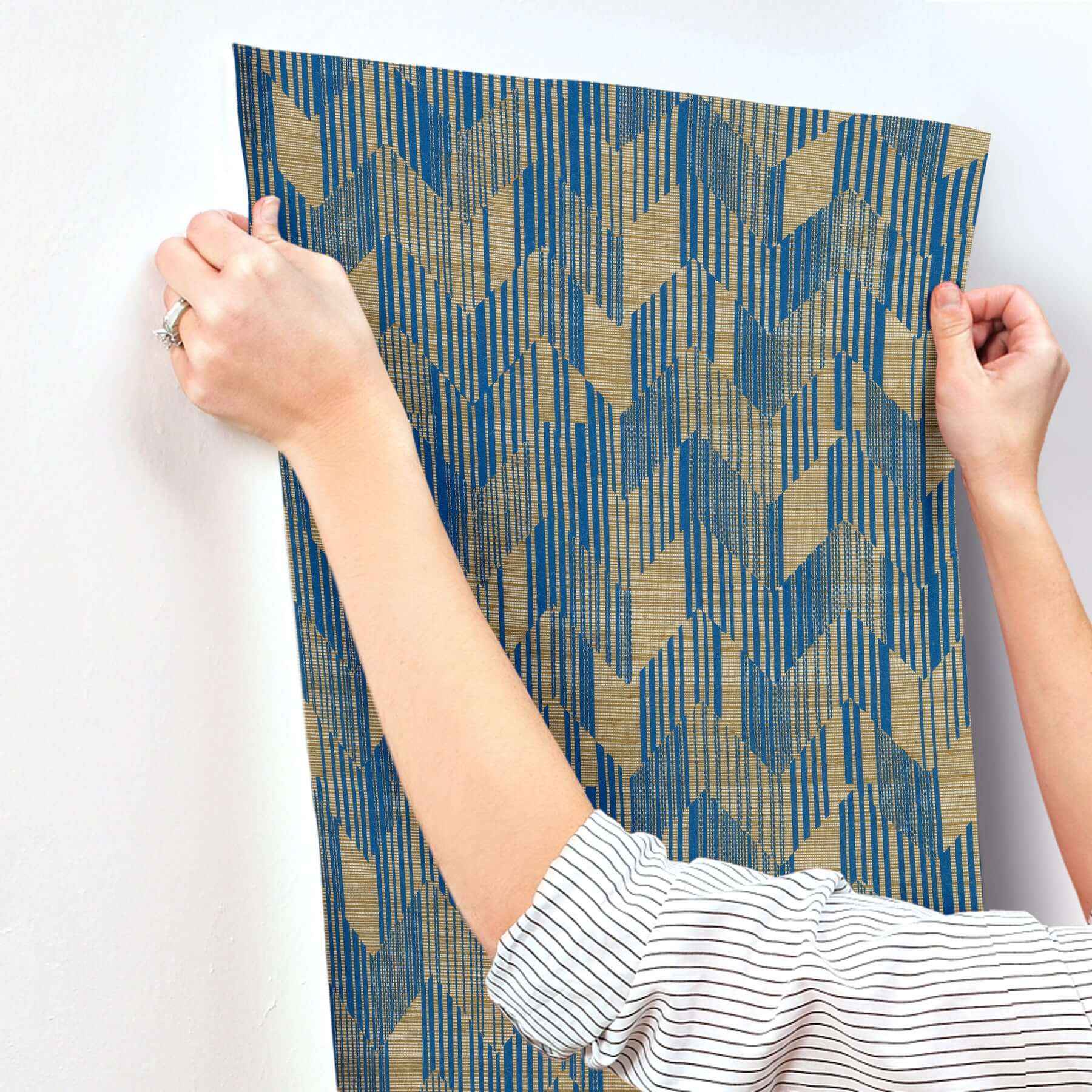 Birch Blue Wallpaper - York Wallcoverings - MI10527 - York Wallcoverings Wallpaper