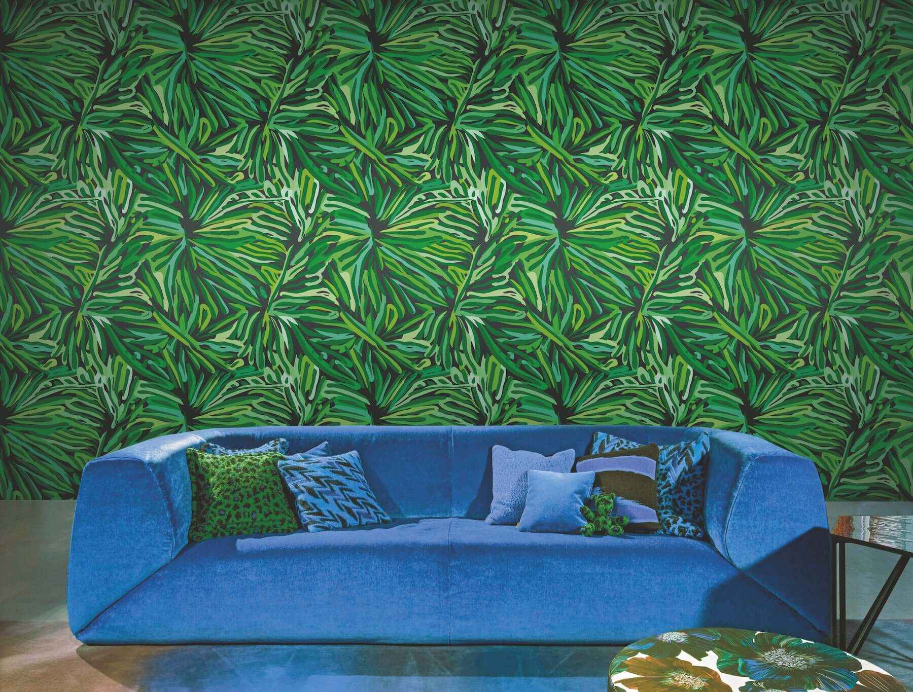 Flora Green Wallpaper - York Wallcoverings - MI10577 - York Wallcoverings Wallpaper