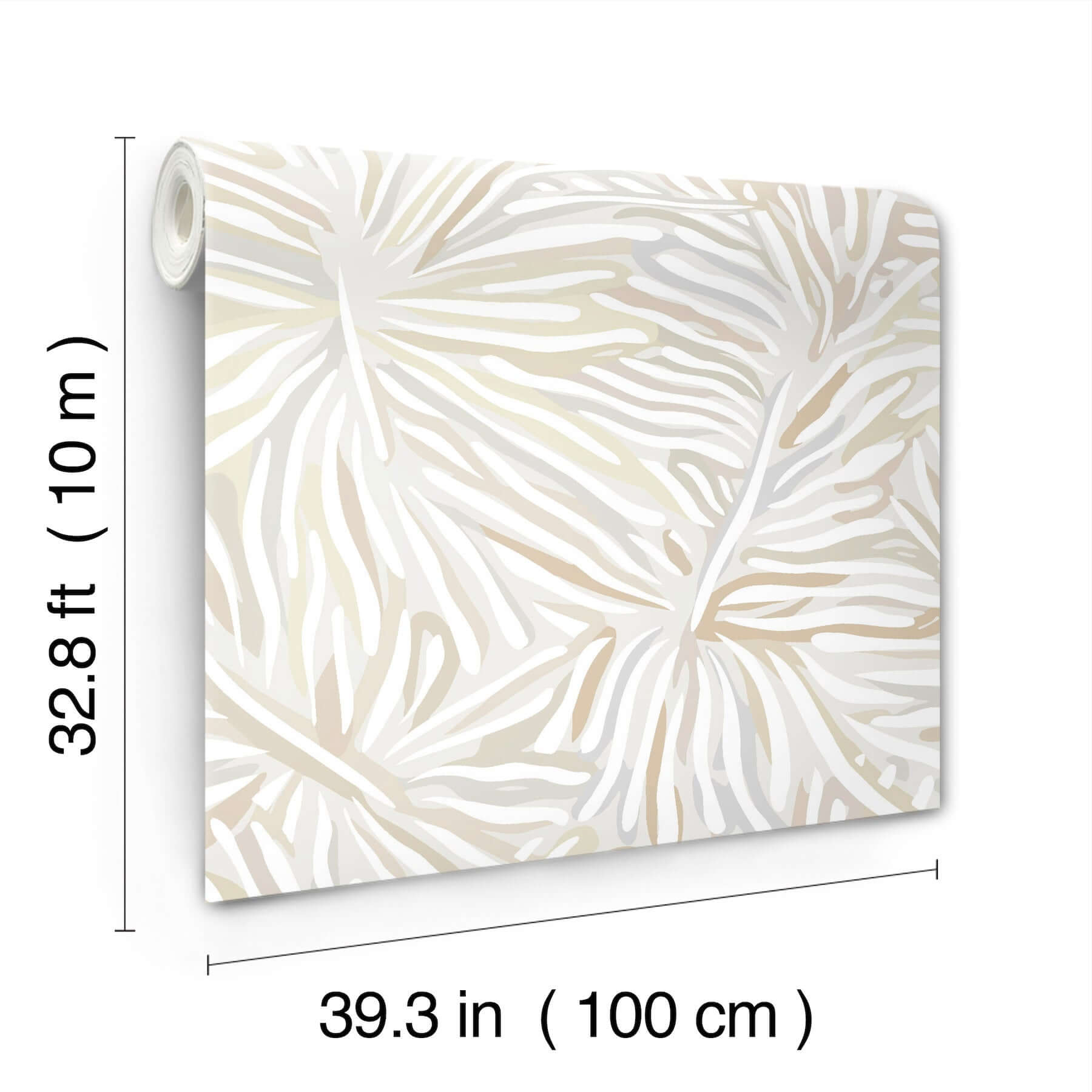 flora-neutral-wallpaper-york-wallcoverings-mi10576 - York Wallcoverings Wallpaper