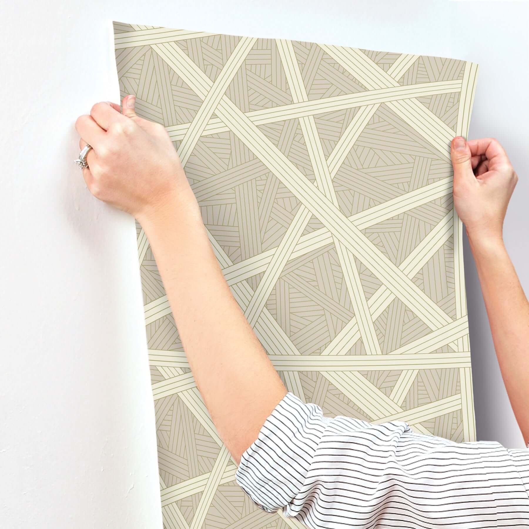 nastri-warm-neutral-wallpaper-york-wallcoverings-mi10561 - York Wallpaper Wallpaper