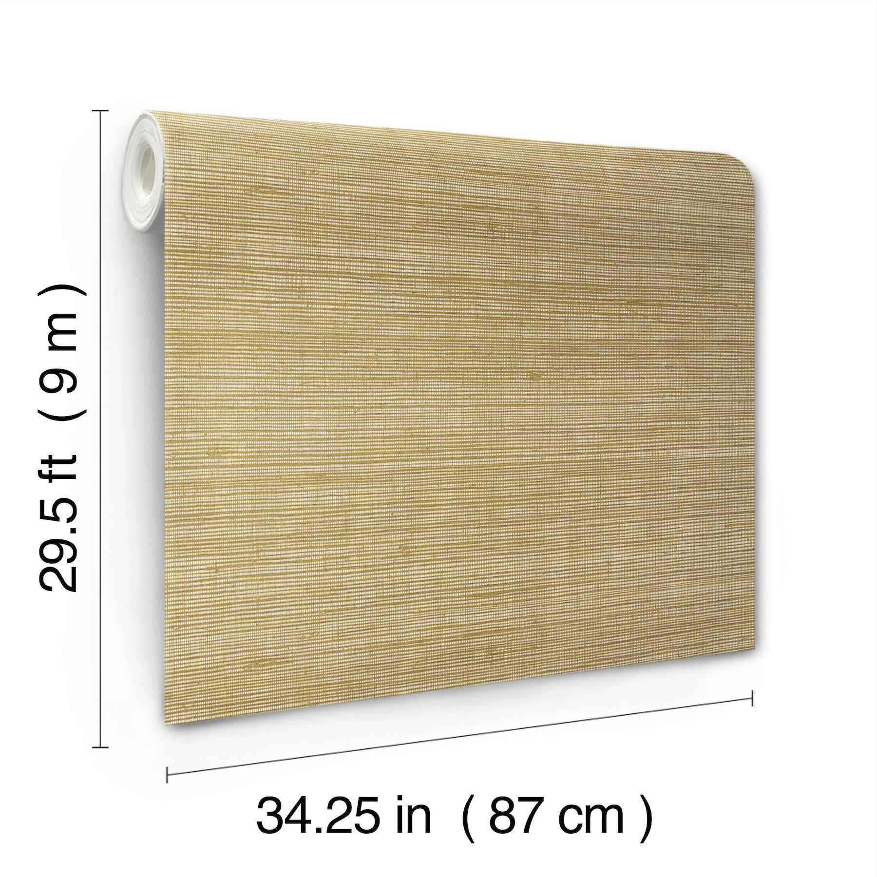 Raffia Natural Wallpaper - York Wallcoverings - MI4766 - York Wallcoverings Wallpaper