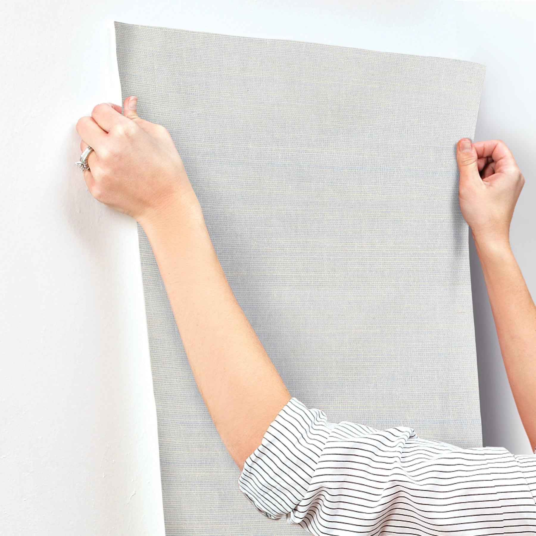 Raffia White Wallpaper - York Wallcoverings - MI4762 - York Wallcoverings Wallpaper