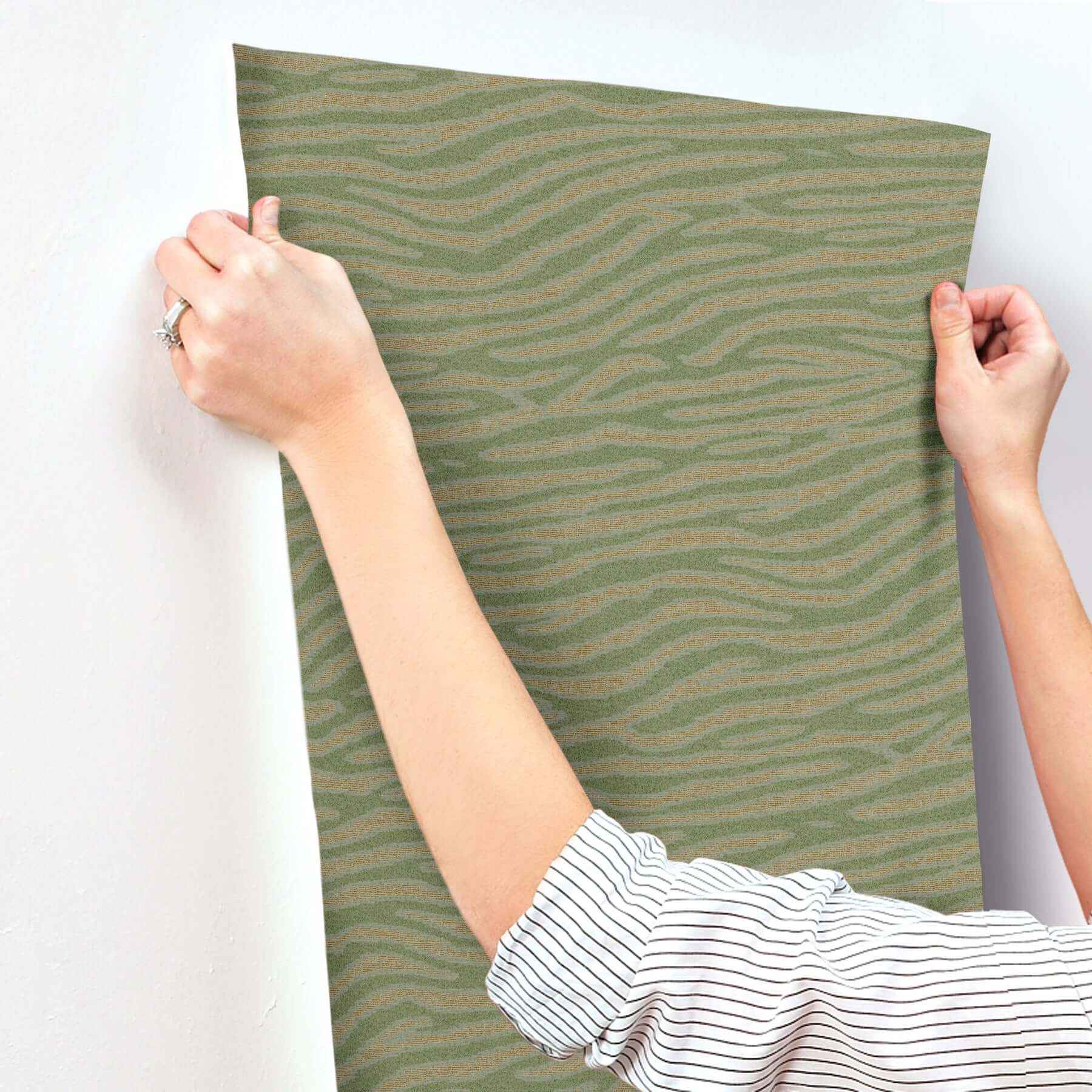 Zambia Green Wallpaper - York Wallcoverings - MI10532 - York Wallcoverings Wallpaper