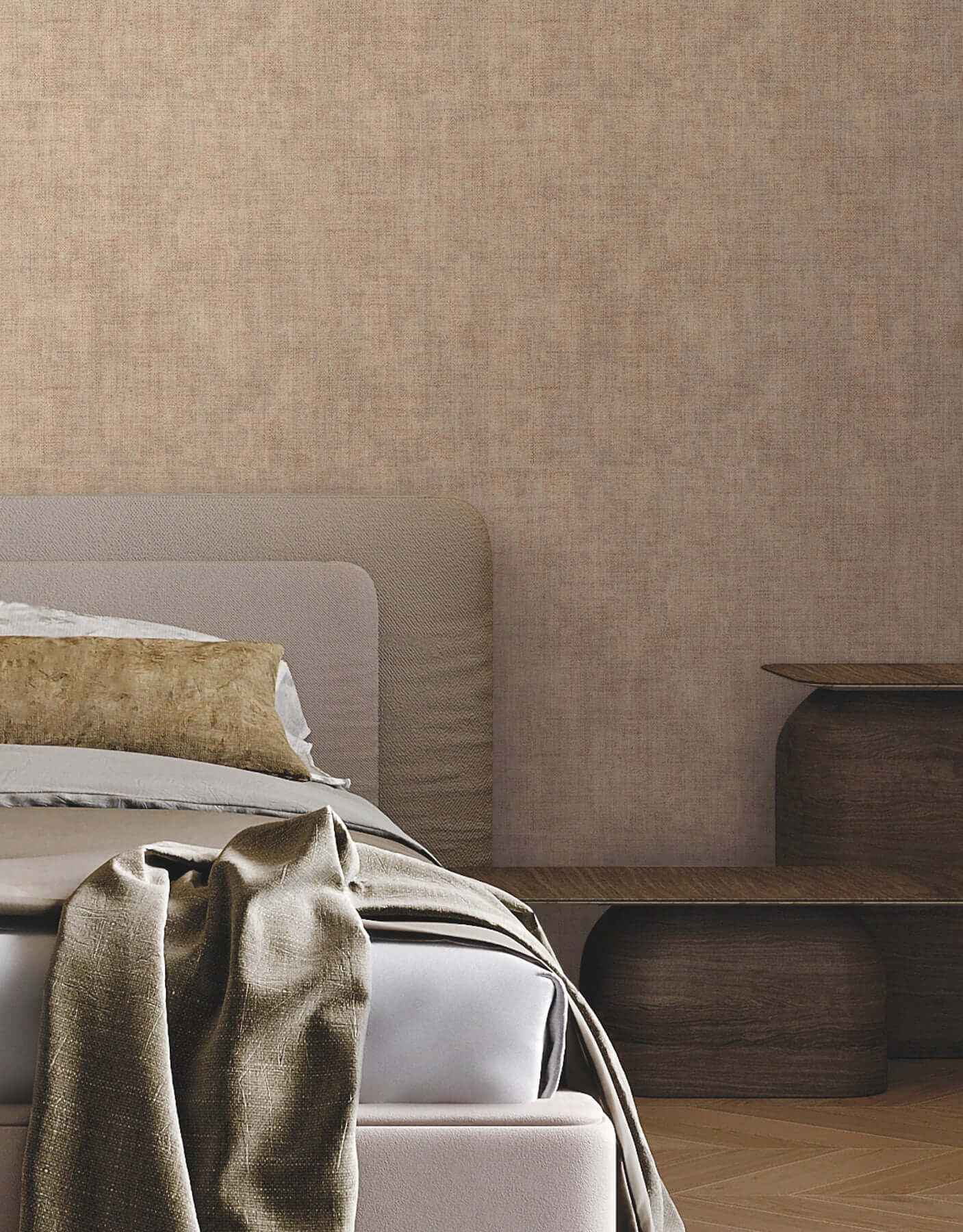 Alma Clay Faux Weave Wallpaper - York Wallcoverings - SI7142 - York Wallcoverings Wallpaper