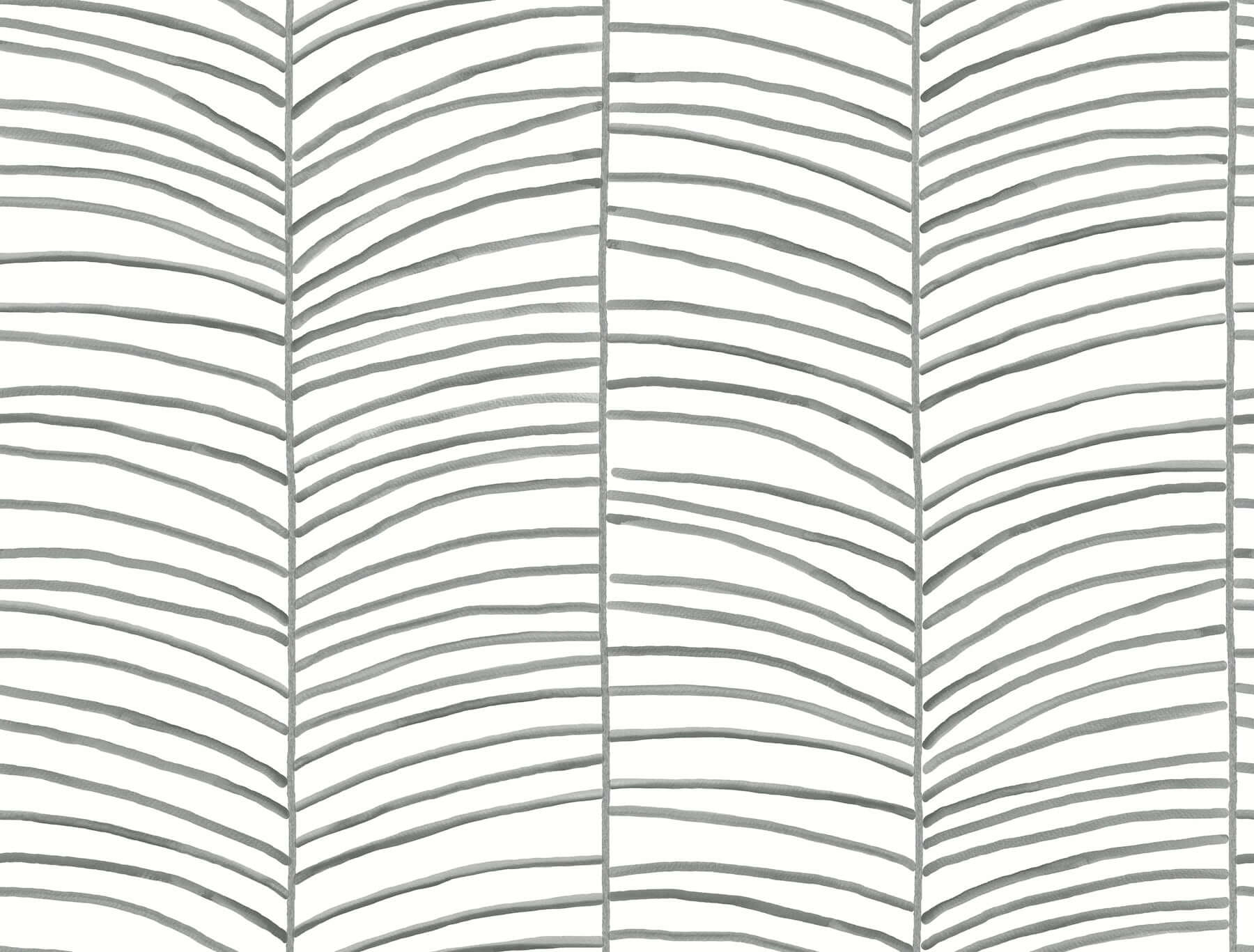 cascade-palm-chevron-onyx-wallpaper-york-wallcoverings-mt5673 - York Wallcoverings Wallpaper