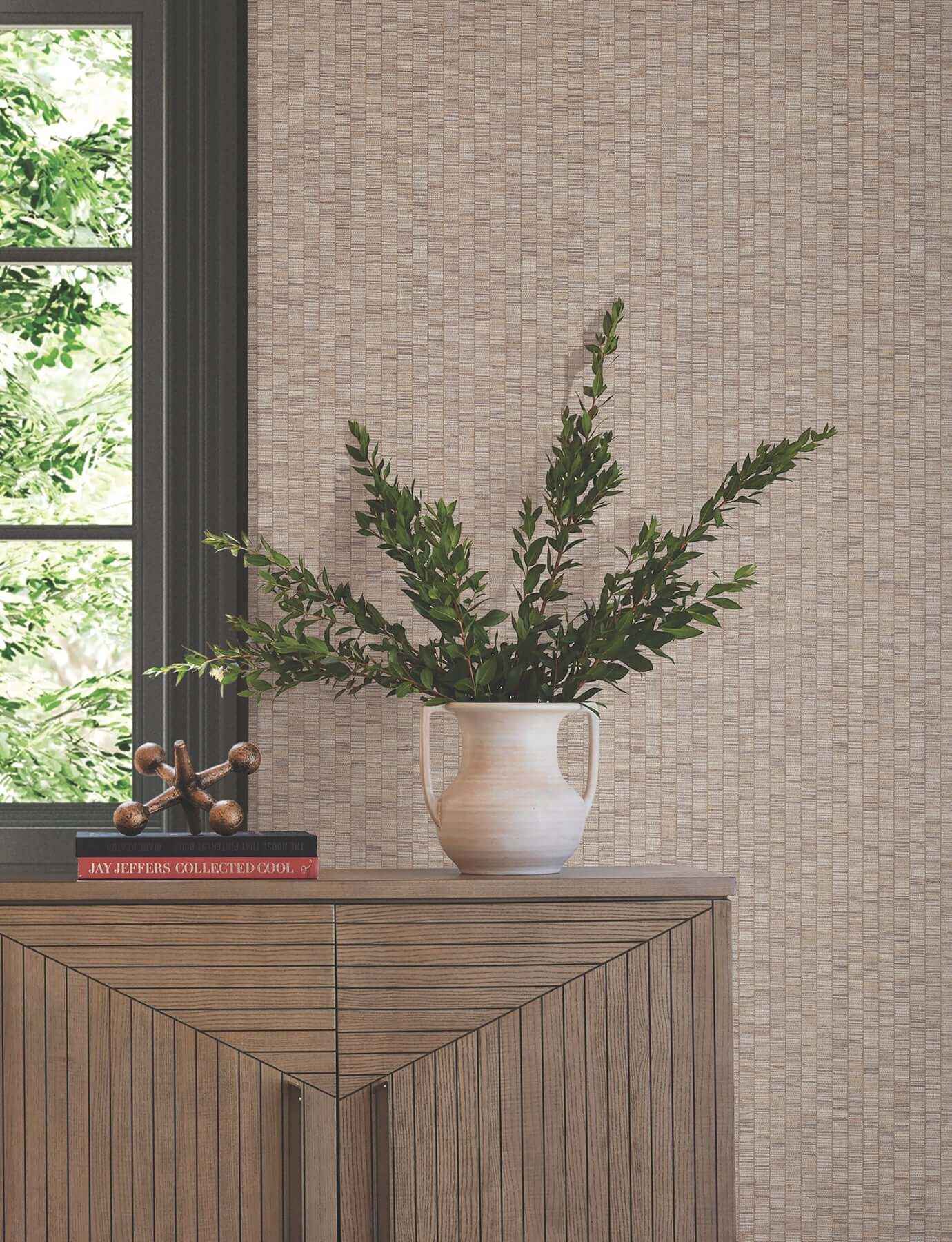 Lemuria Taupe Wallpaper - York Wallcoverings - SI6575 - York Wallcoverings Wallpaper