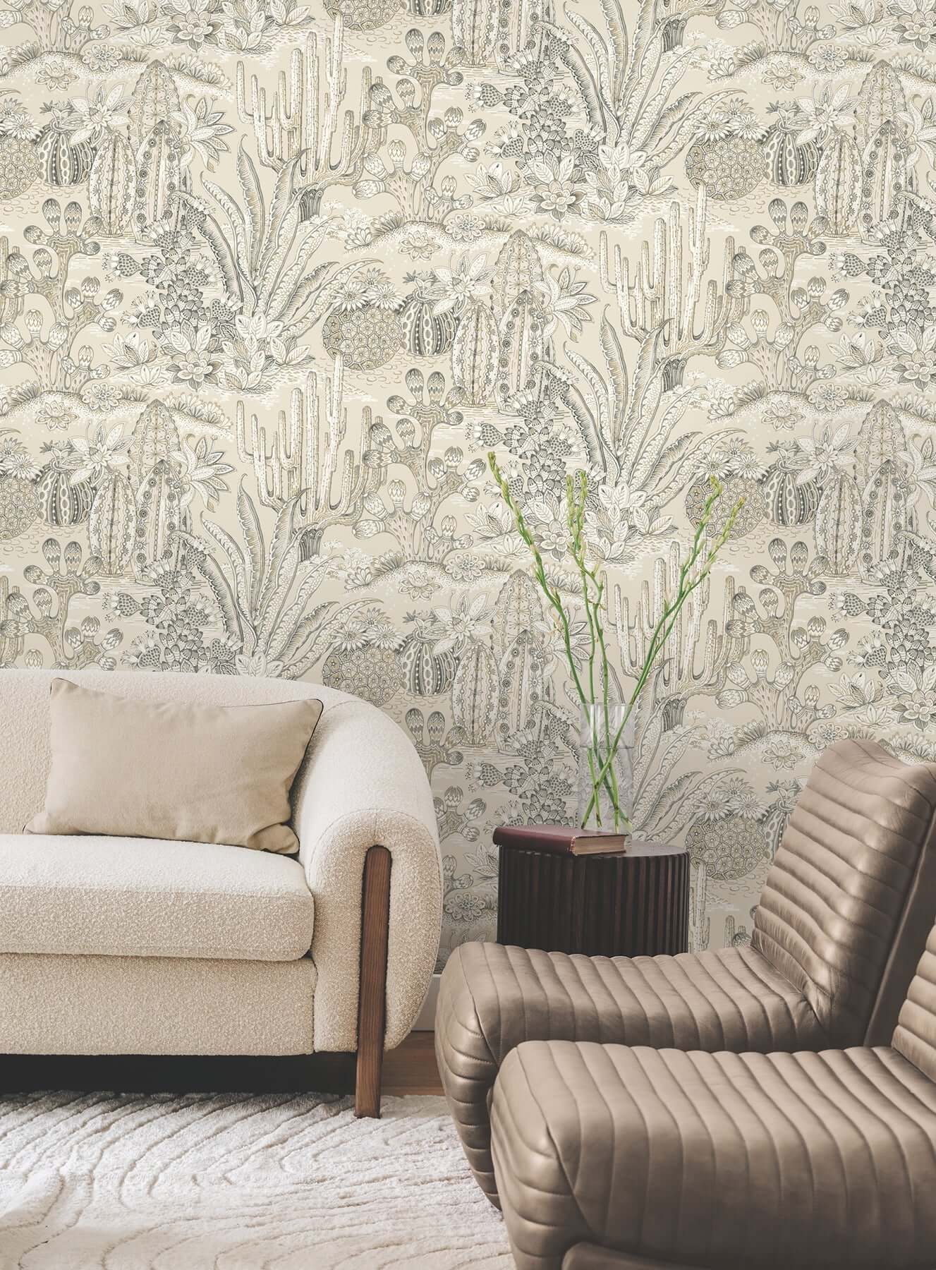 lotus-land-cacti-dune-wallpaper-york-wallcoverings-mt5633 - York Wallpaper Wallpaper