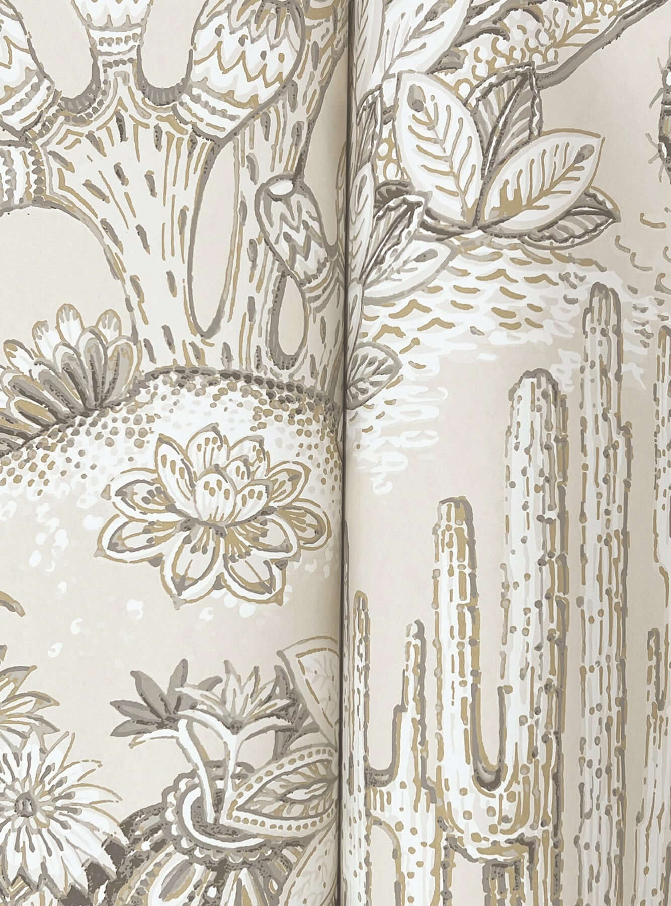 lotus-land-cacti-dune-wallpaper-york-wallcoverings-mt5633 - York Wallpaper Wallpaper