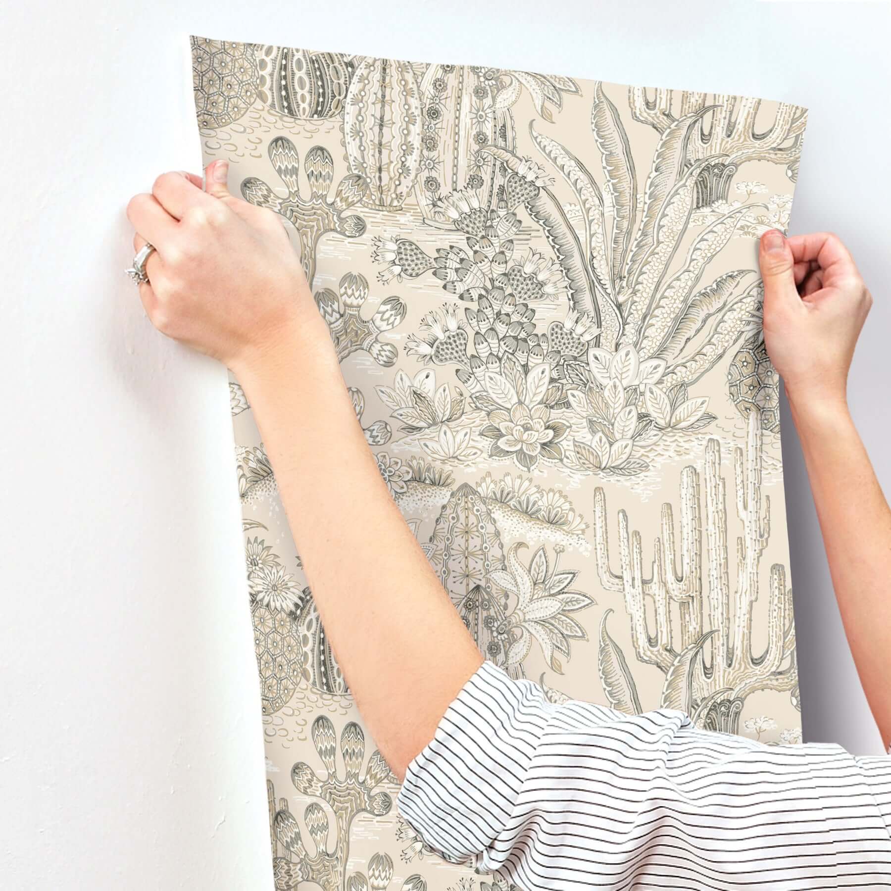 lotus-land-cacti-dune-wallpaper-york-wallcoverings-mt5633 - York Wallpaper Wallpaper