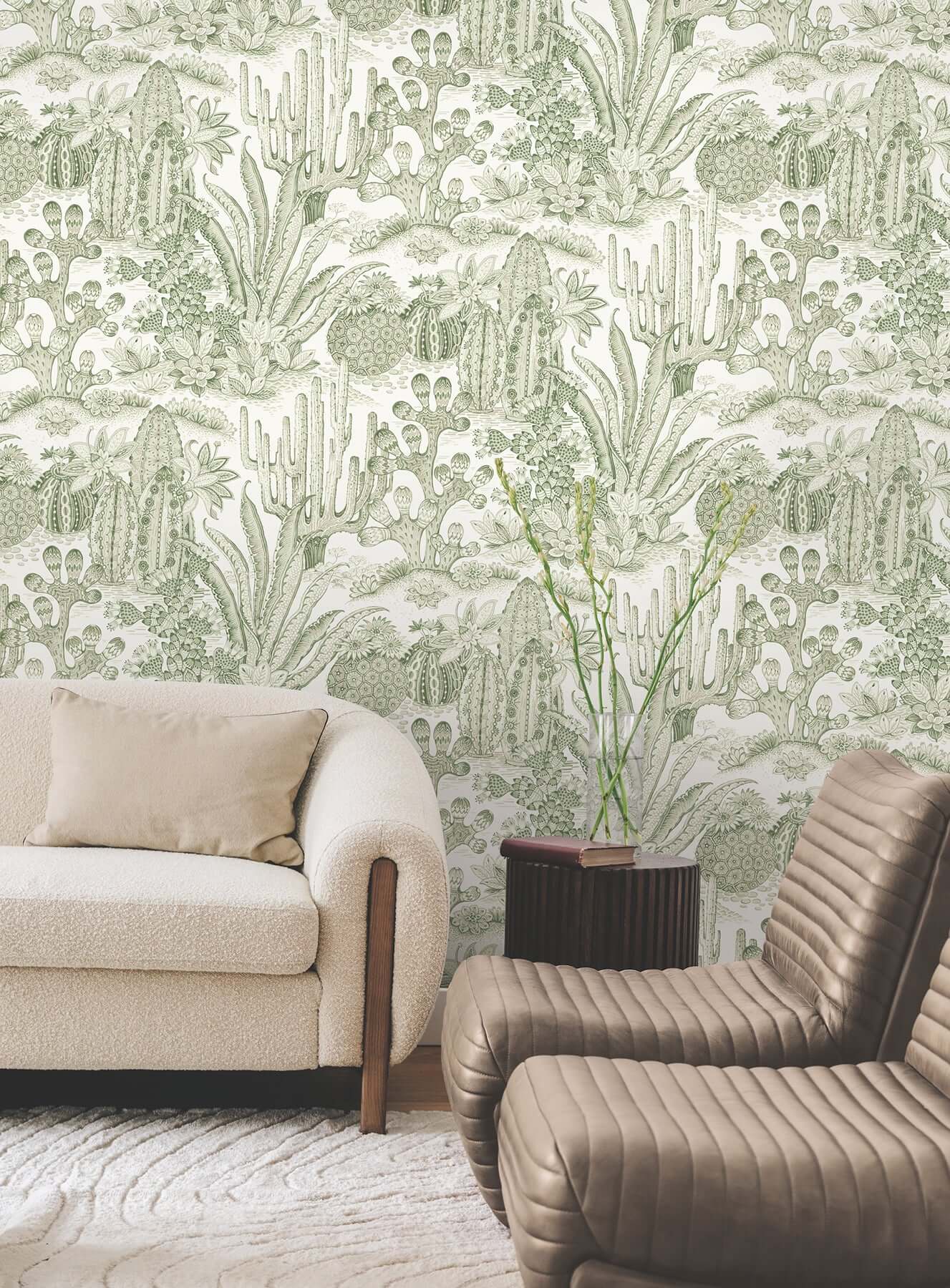 lotus-land-cacti-palm-wallpaper-york-wallcoverings-mt5631 - York Wallcoverings Papel pintado
