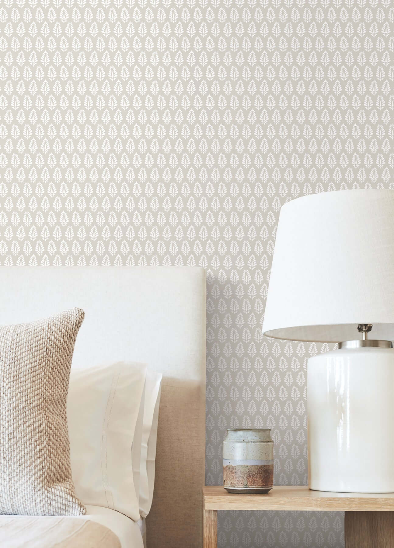 mehndi-taupe-wallpaper-york-wallcoverings-sp1522 - York Wallcoverings Wallpaper