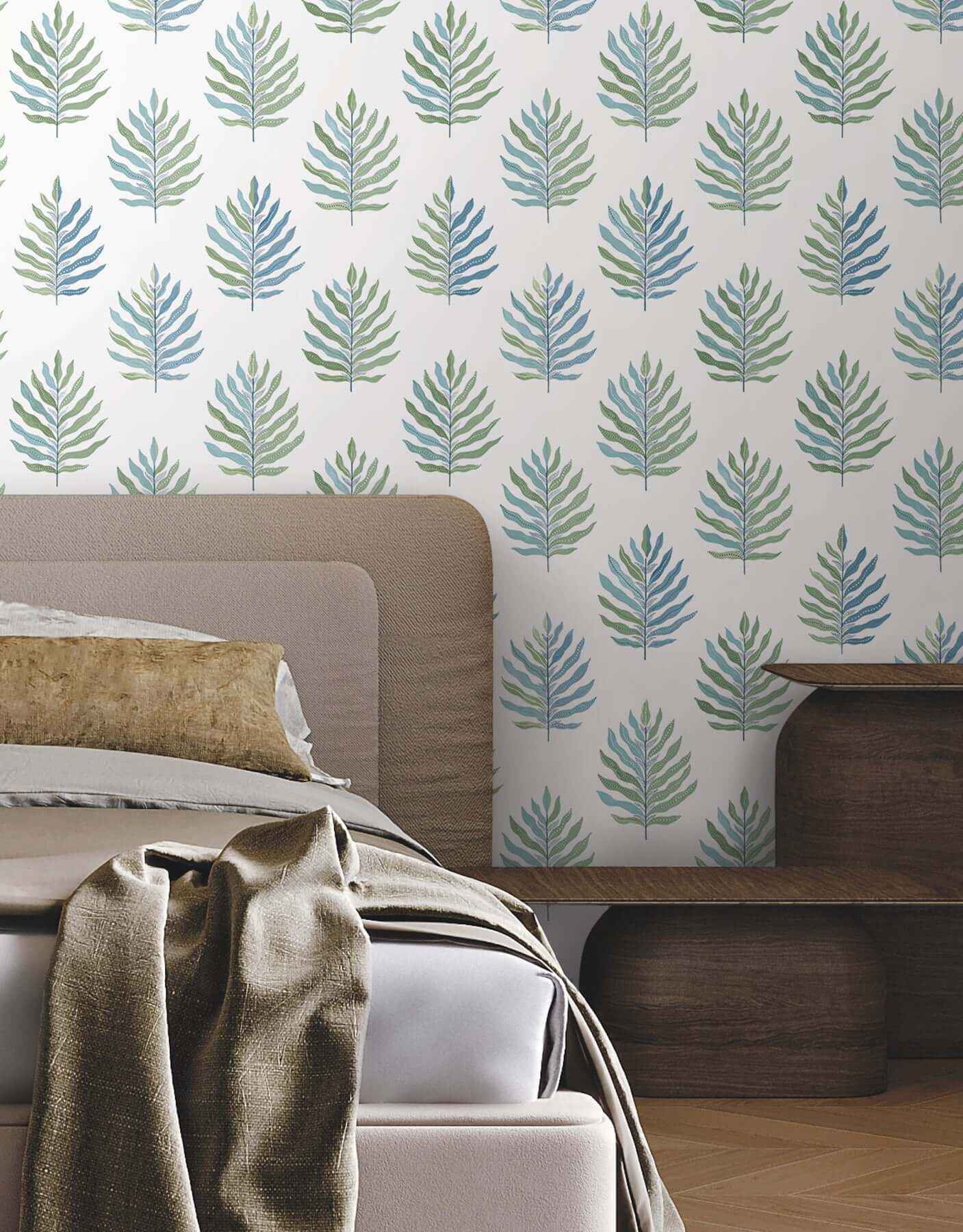 Miramar Lush Wallpaper - York Wallcoverings - MT5602