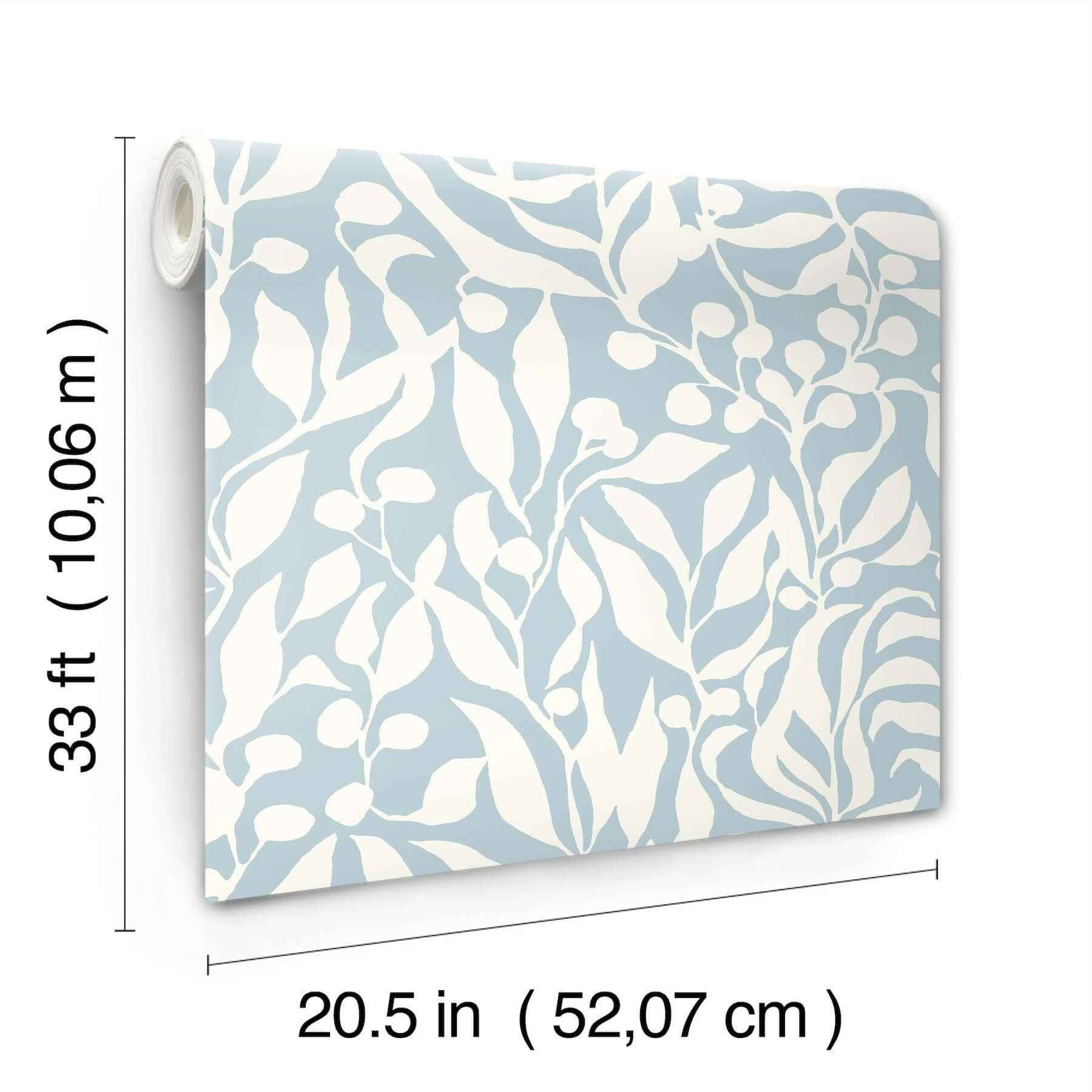 Olive Mill Sky Blue Wallpaper - York Wallcoverings - MT5612 - York Wallcoverings Wallpaper