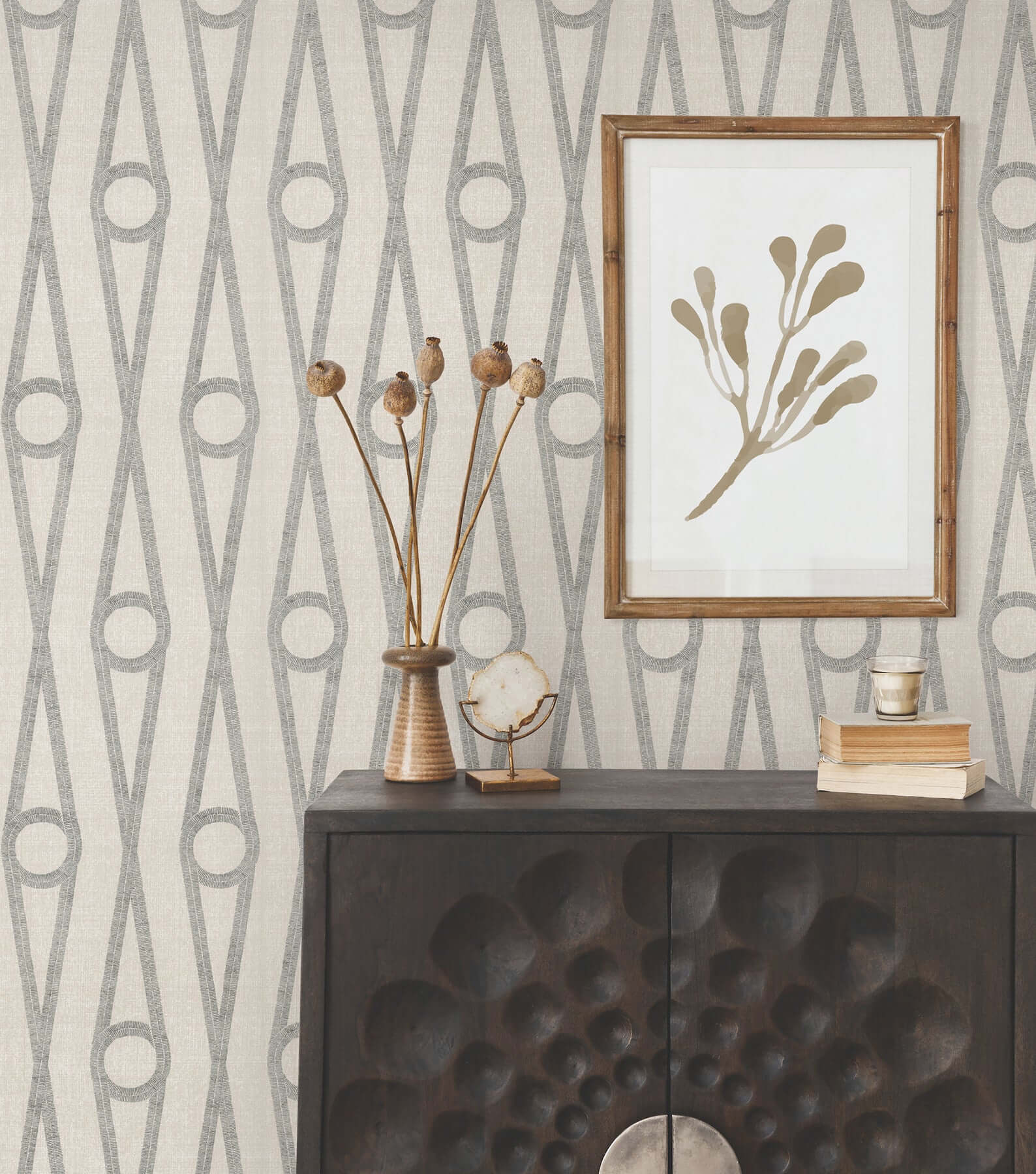 henlein-putty-wallpaper-york-wallcoverings-ab3011 - York Wallpaper Wallpaper
