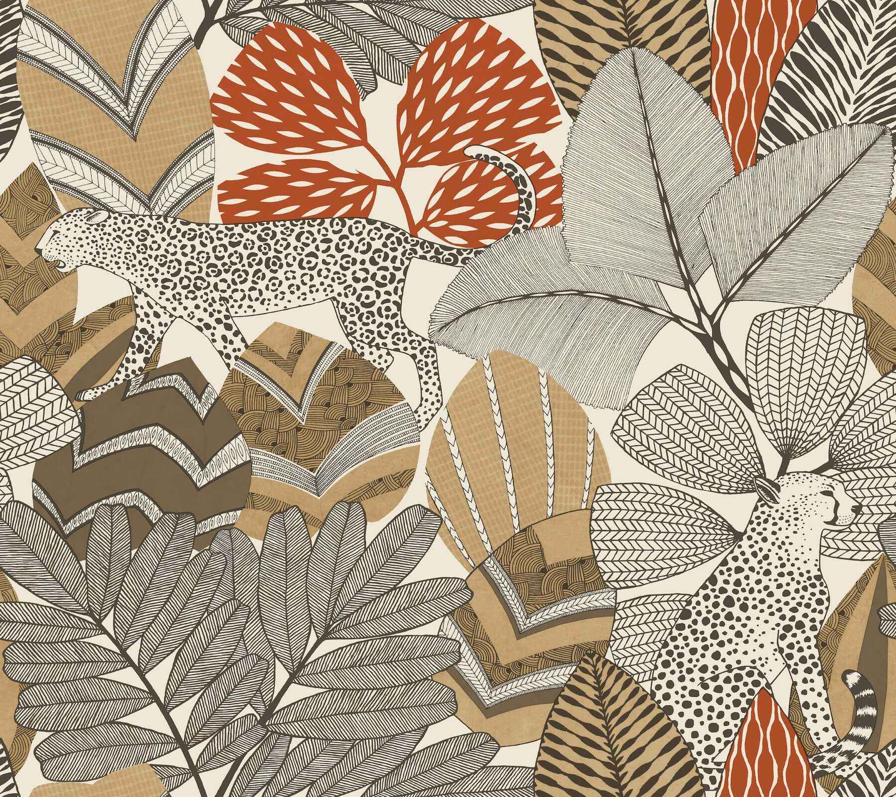 Namiri Ochre Wallpaper - York Wallcoverings - AB3111 - York Wallcoverings Wallpaper