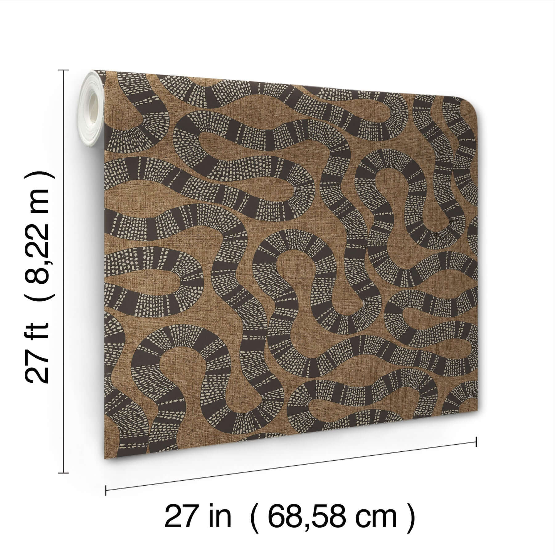 ophidia-brown-wallpaper-york-wallcoverings-ab3001 - York Wallpaper Wallpaper