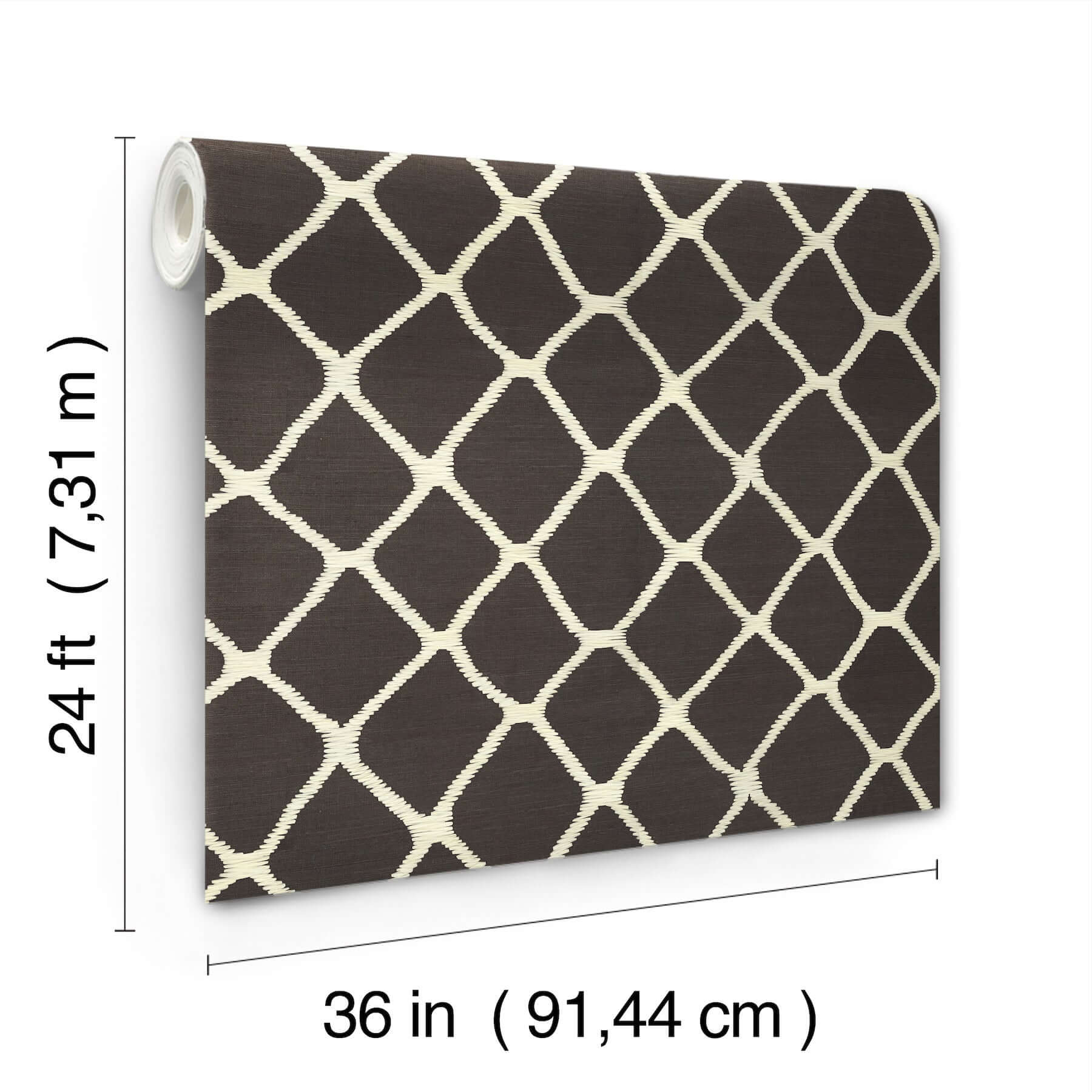 tonga-black-white-wallpaper-york-wallcoverings-ab3121 - York Wallcoverings Wallpaper