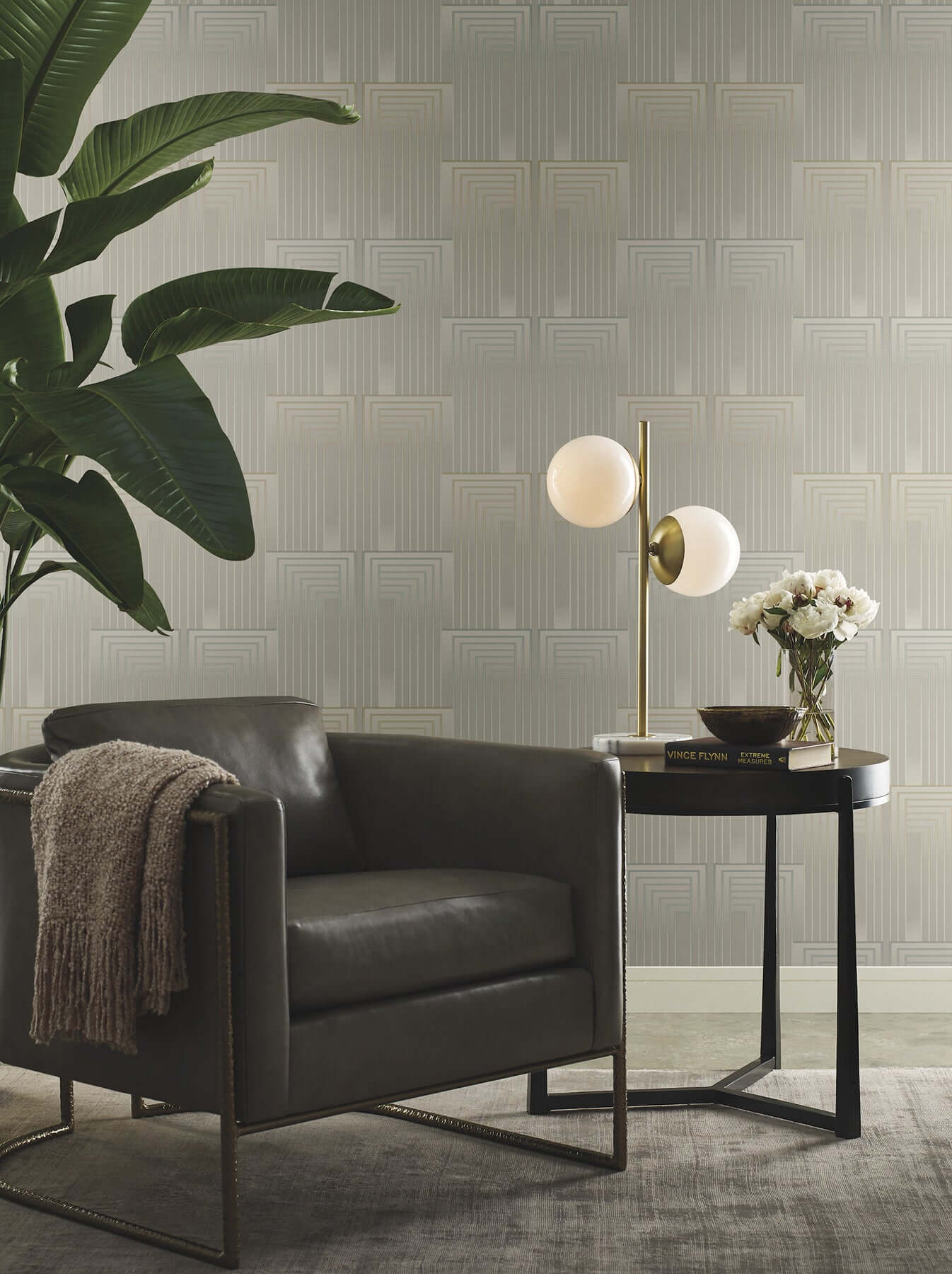 vanishing-taupe-pearl-peel-stick-wallpaper-york-wallcoverings-psw1606rl - York Wallpaper Wallpaper