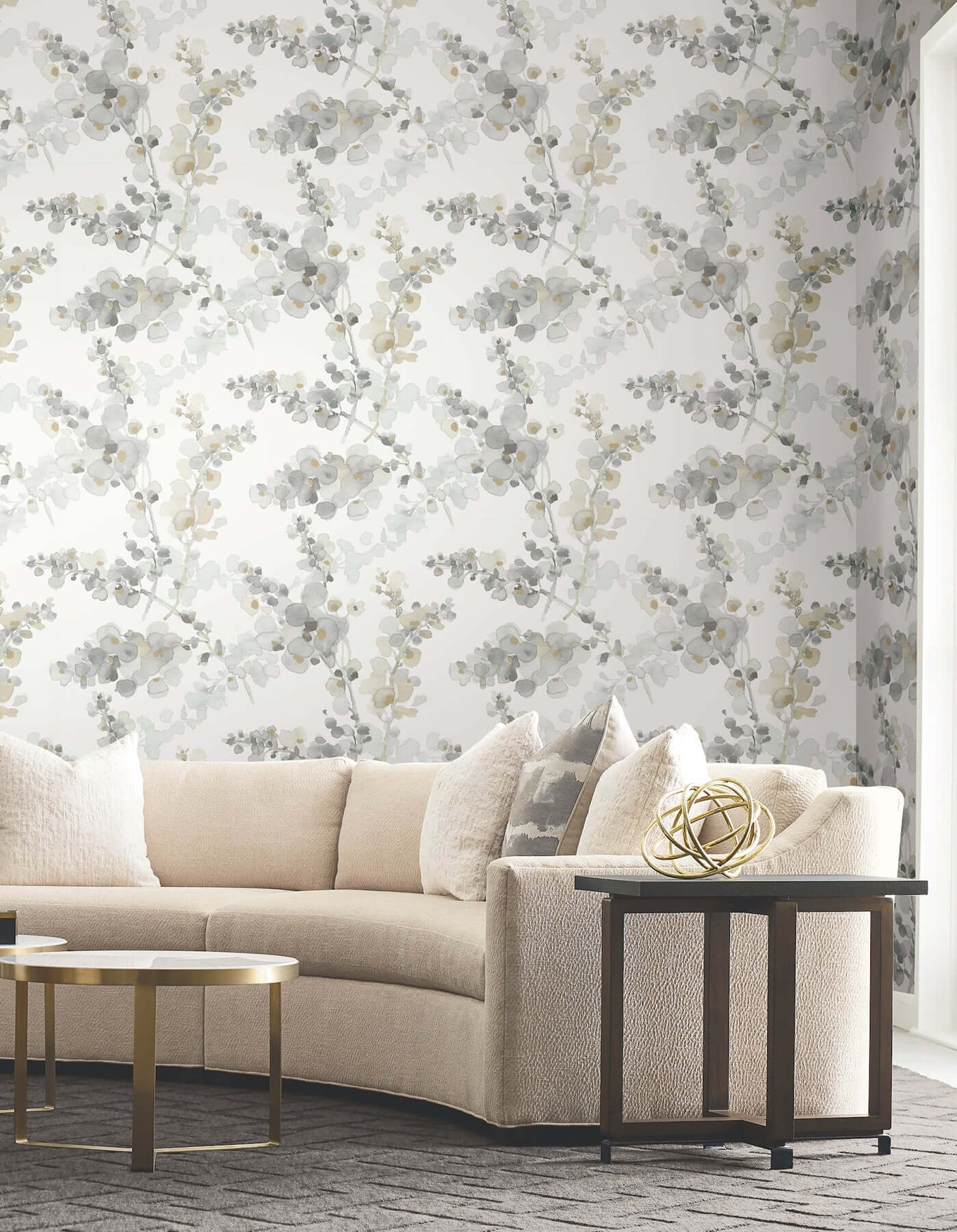 blossom-fling-steel-peel-stick-wallpaper-york-wallcoverings-psw1600rl - York Wallpaper Wallpaper