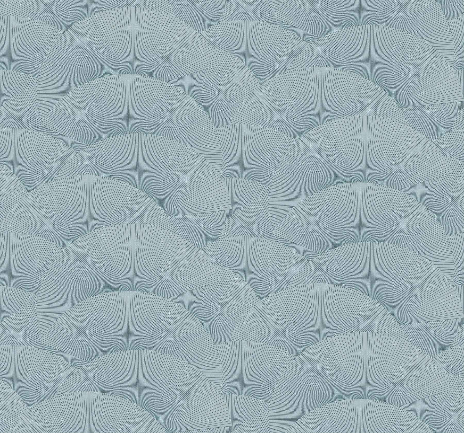 Morning Shell Blue Wallpaper - York Wallcoverings - ZA8025