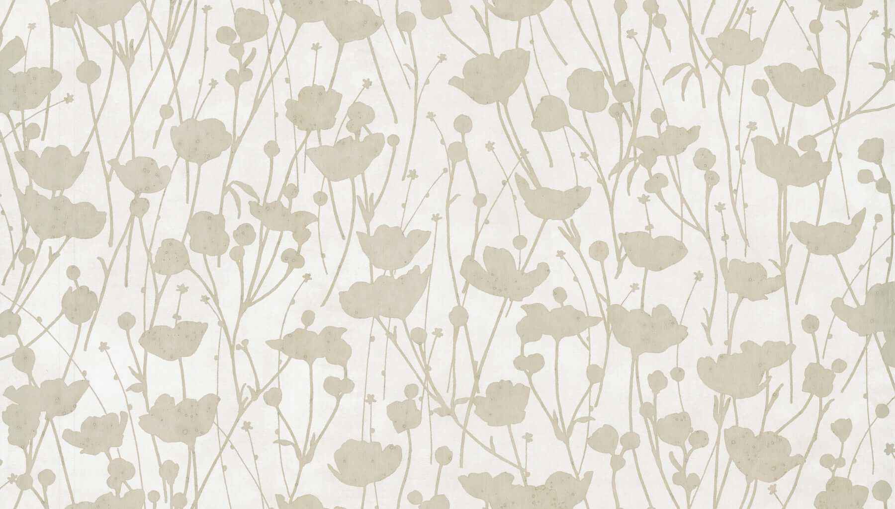 Shimmering Poppies White & Gold Wallpaper - York Wallcoverings - ZA8069 - York Wallcoverings Wallpaper