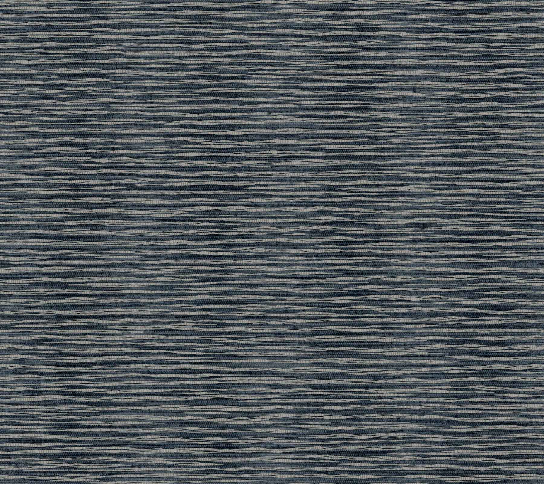 Lotus Weave Navy Wallpaper - York Wallcoverings - ZA8042