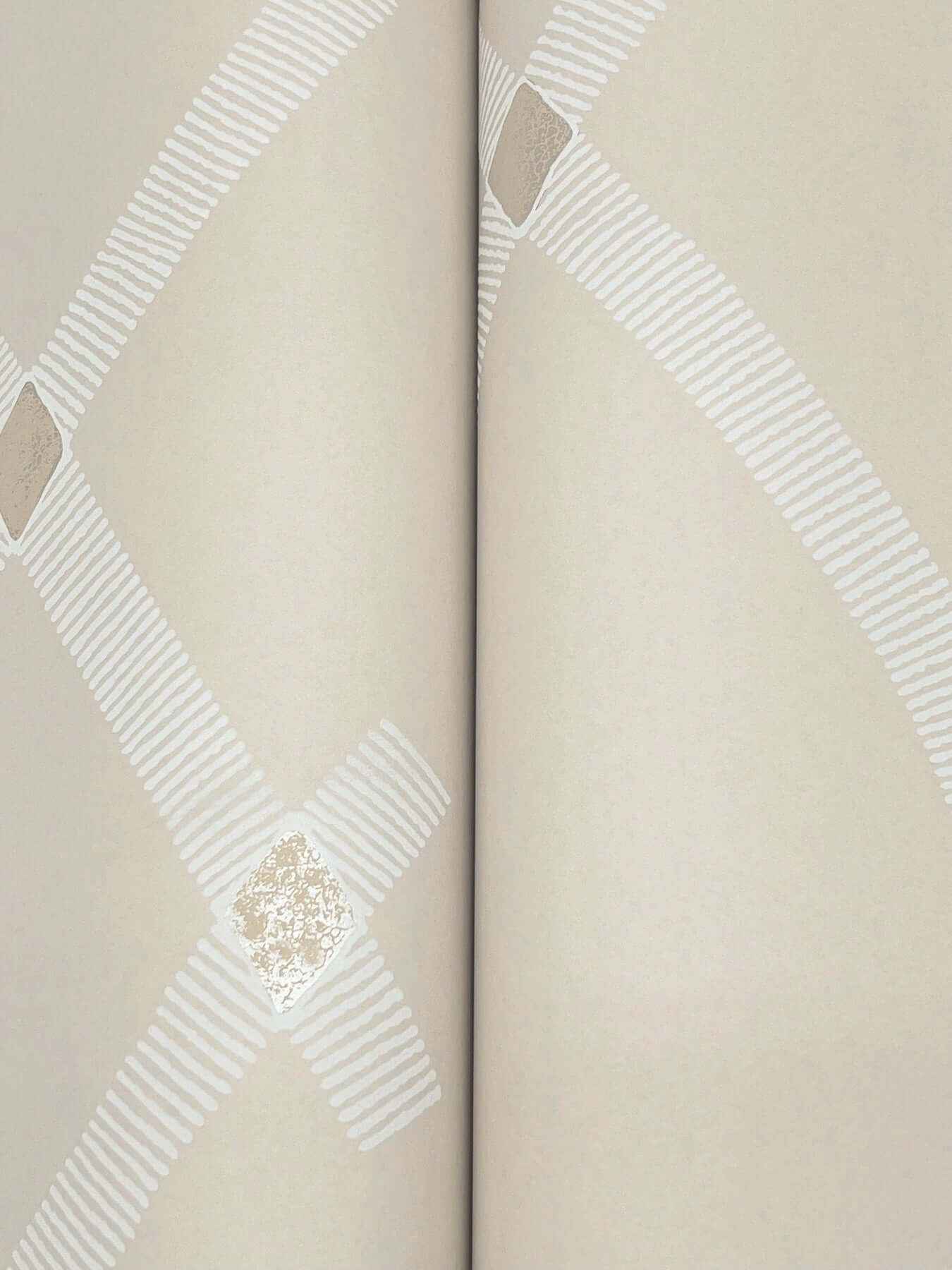 Ellena Beige Wallpaper - York Wallcoverings - ZA8034 - York Wallcoverings Wallpaper