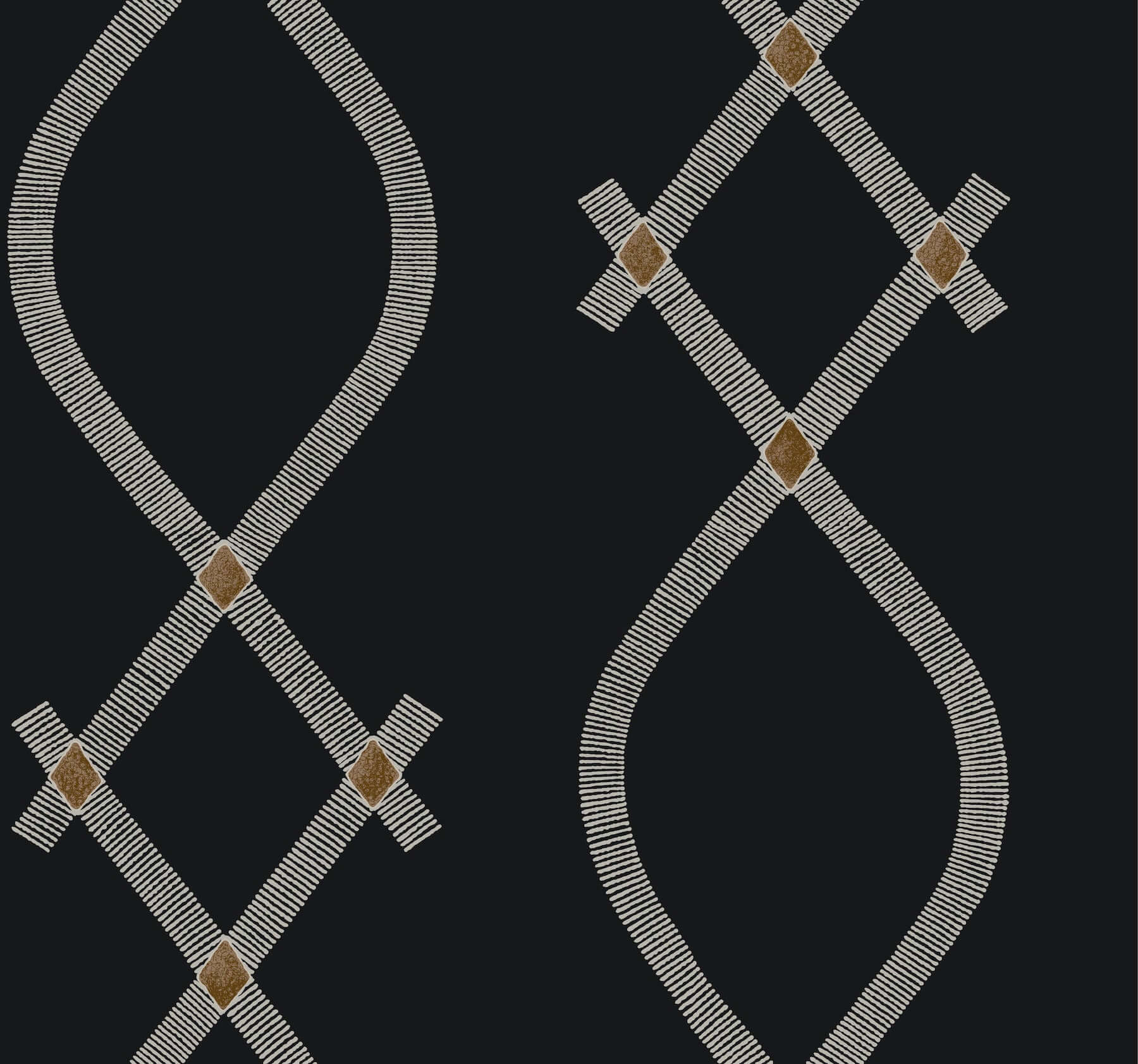 ellena-wallpaper-black-york-wallcoverings-za8031 - York Wallcoverings Wallpaper