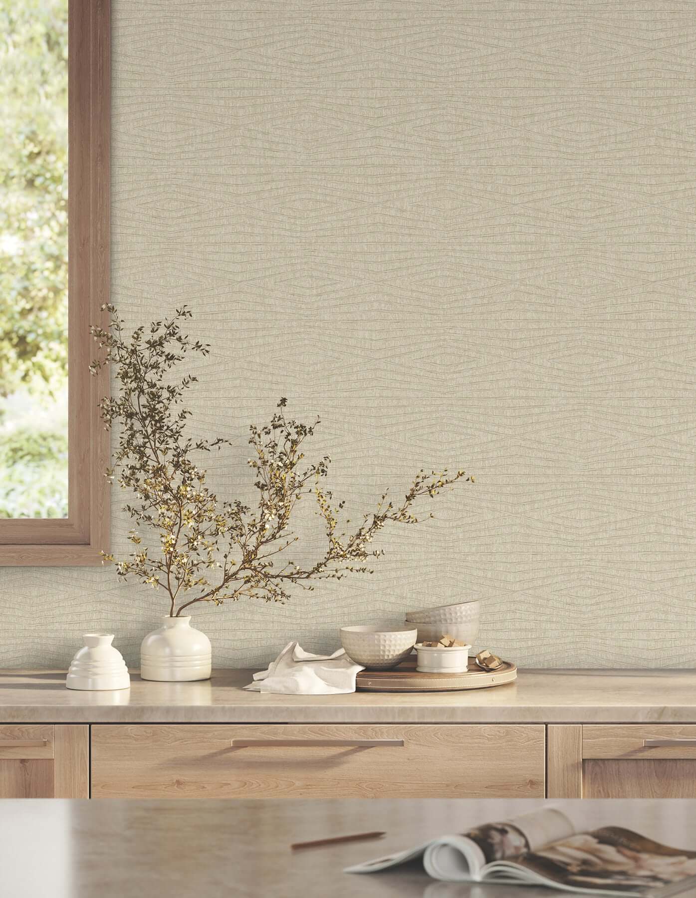 daystone-beige-wallpaper-york-wallcoverings-za8011 - York Wallpaper Wallpaper