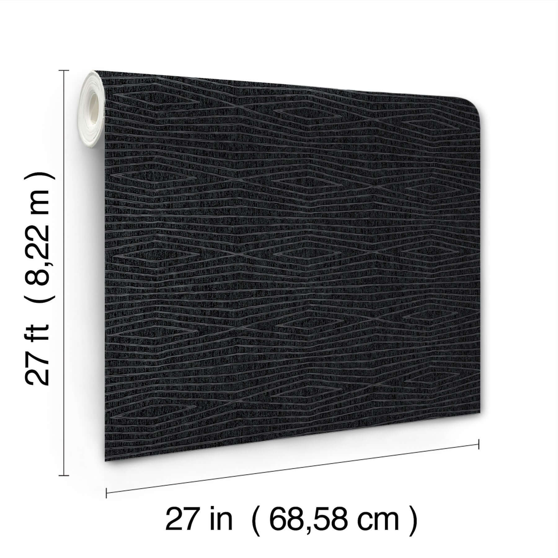 daystone-black-wallpaper-york-wallcoverings-za8013 - York Wallpaper Wallpaper