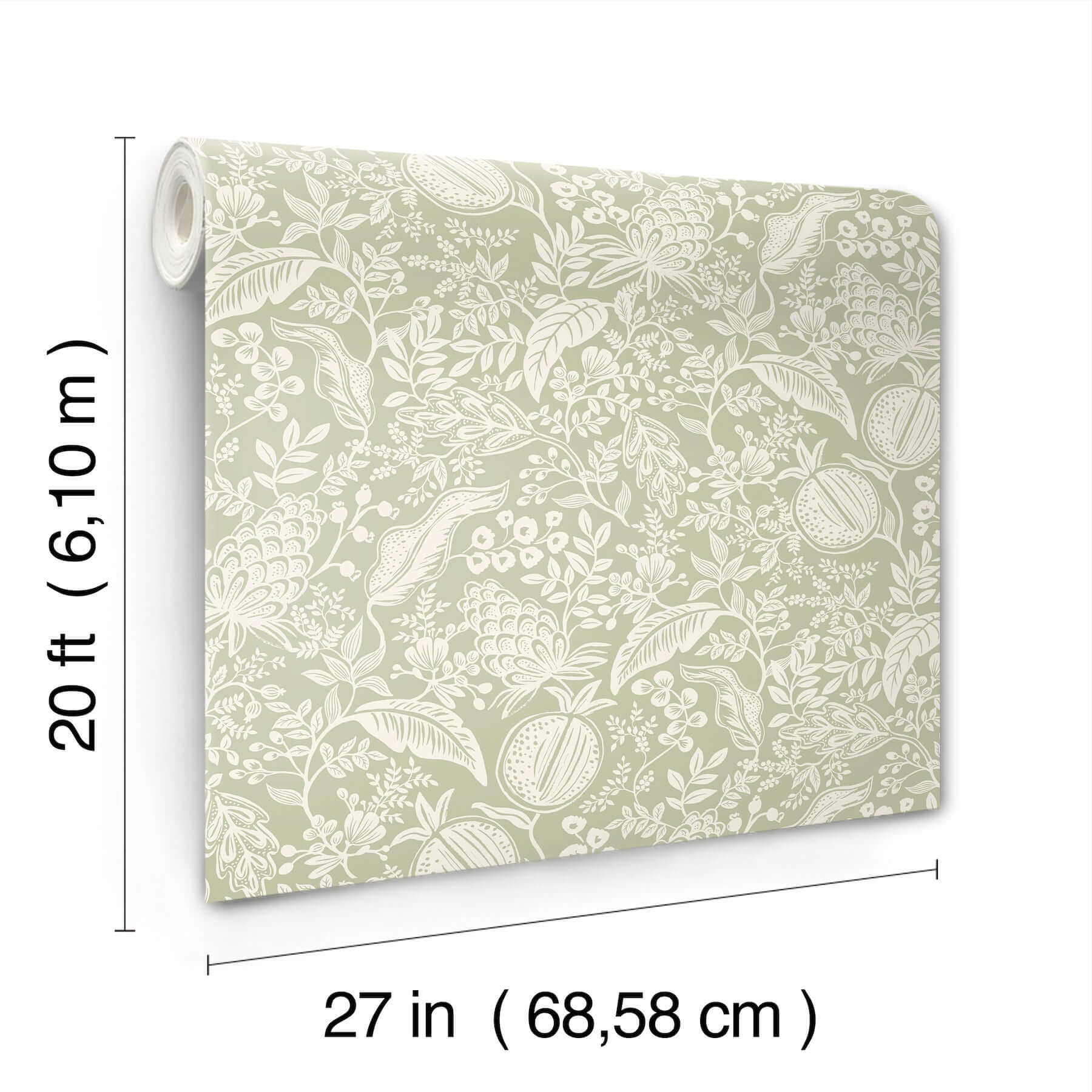 pomegranate-pistachio-peel-stick-wallpaper-york-wallcoverings-psw1630rl - York Wallpaper Wallpaper